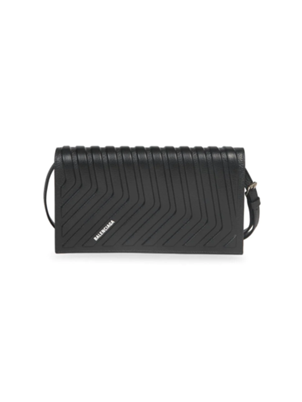 Balenciaga Car Flap Crossbody Bag In Black