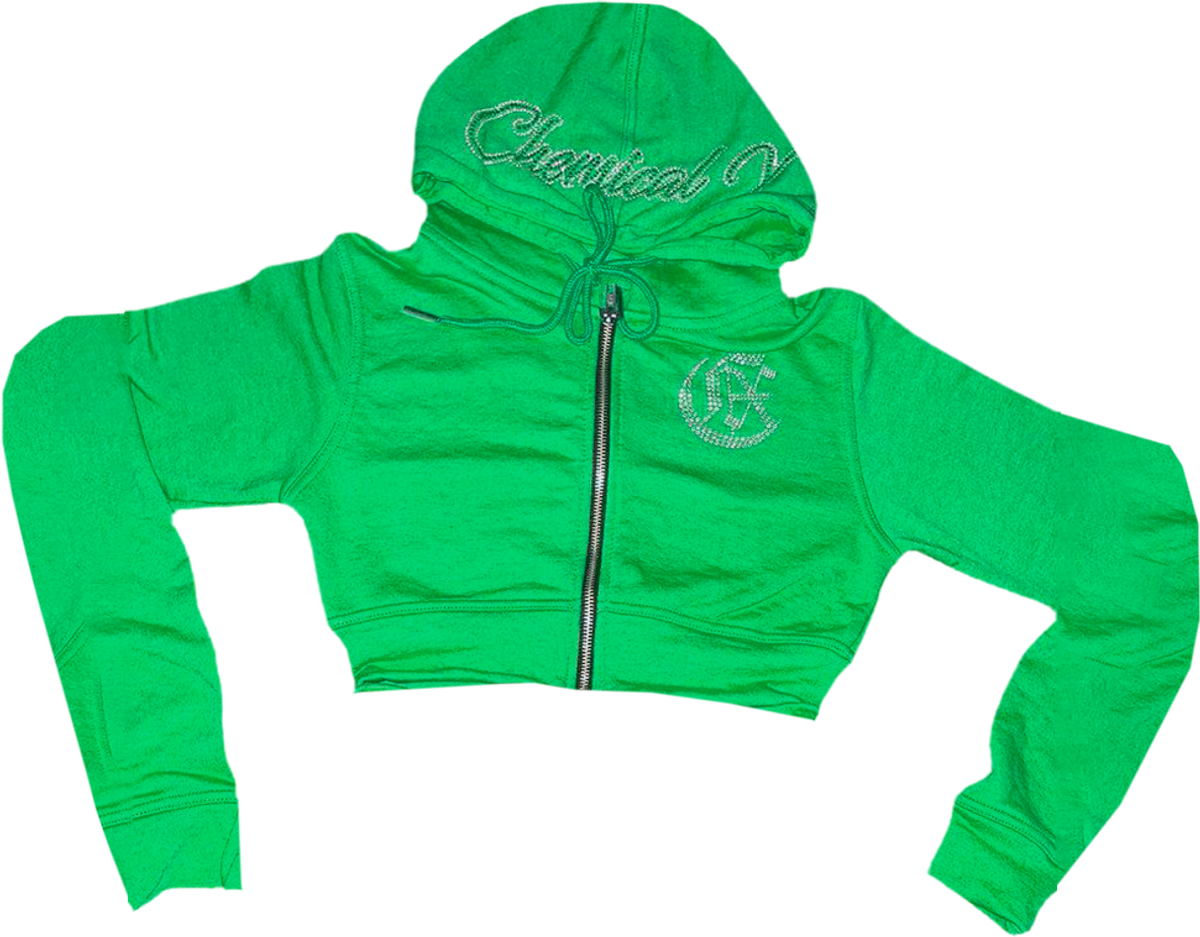 Chemical X Boutique Icy Green Hoodie WHAT’S ON THE STAR?