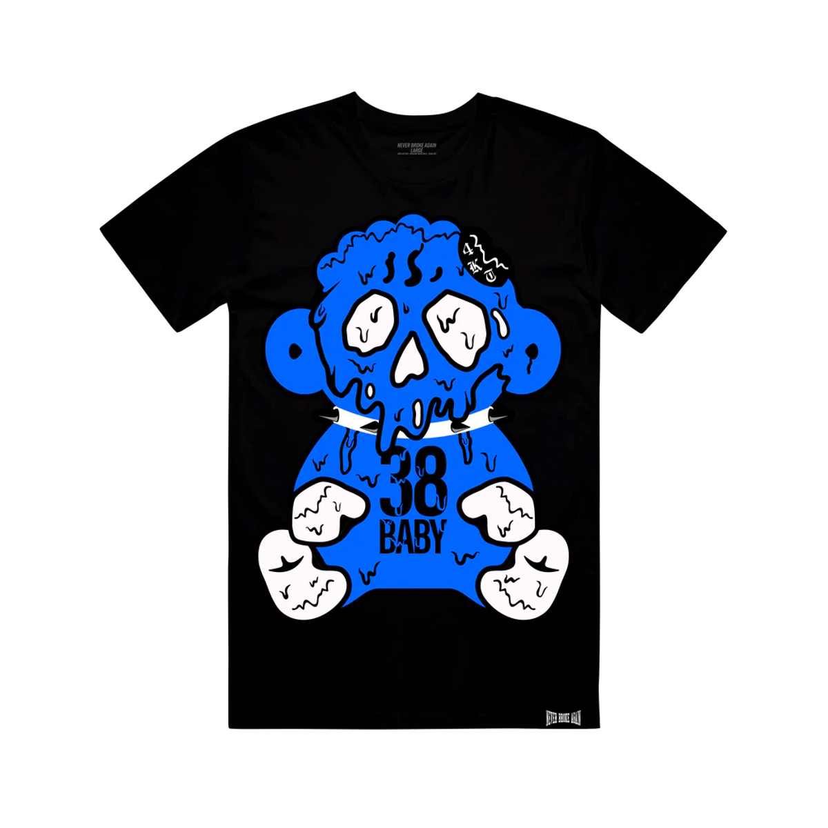 NBA YoungBoy Merch Black Melt Monkey T-Shirt