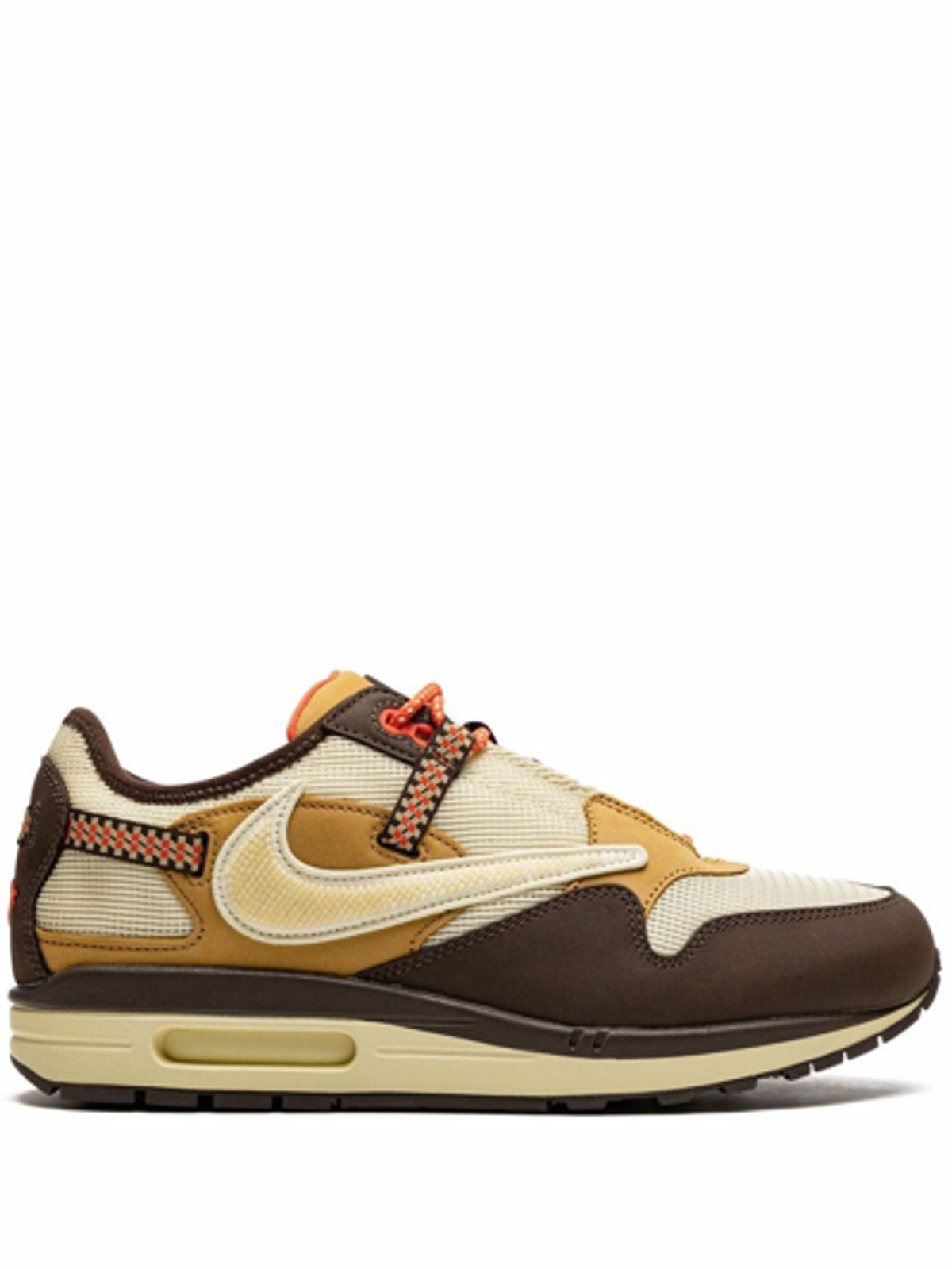 Nike × Travis Scott Merch Braun Air Max 1 Low-top Sneakers