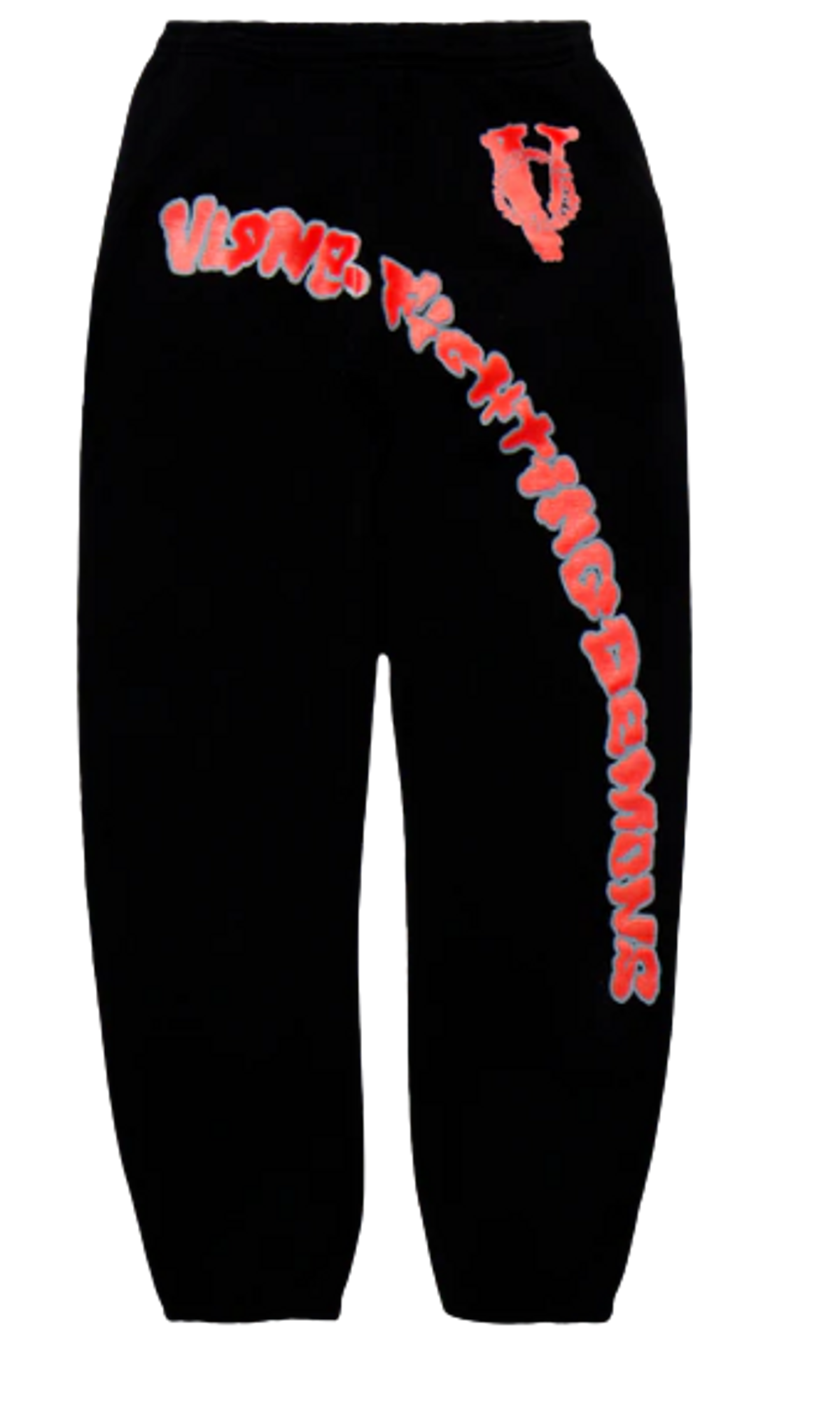 Vlone × Juice Wrld Merch Black Circles Sweatpants