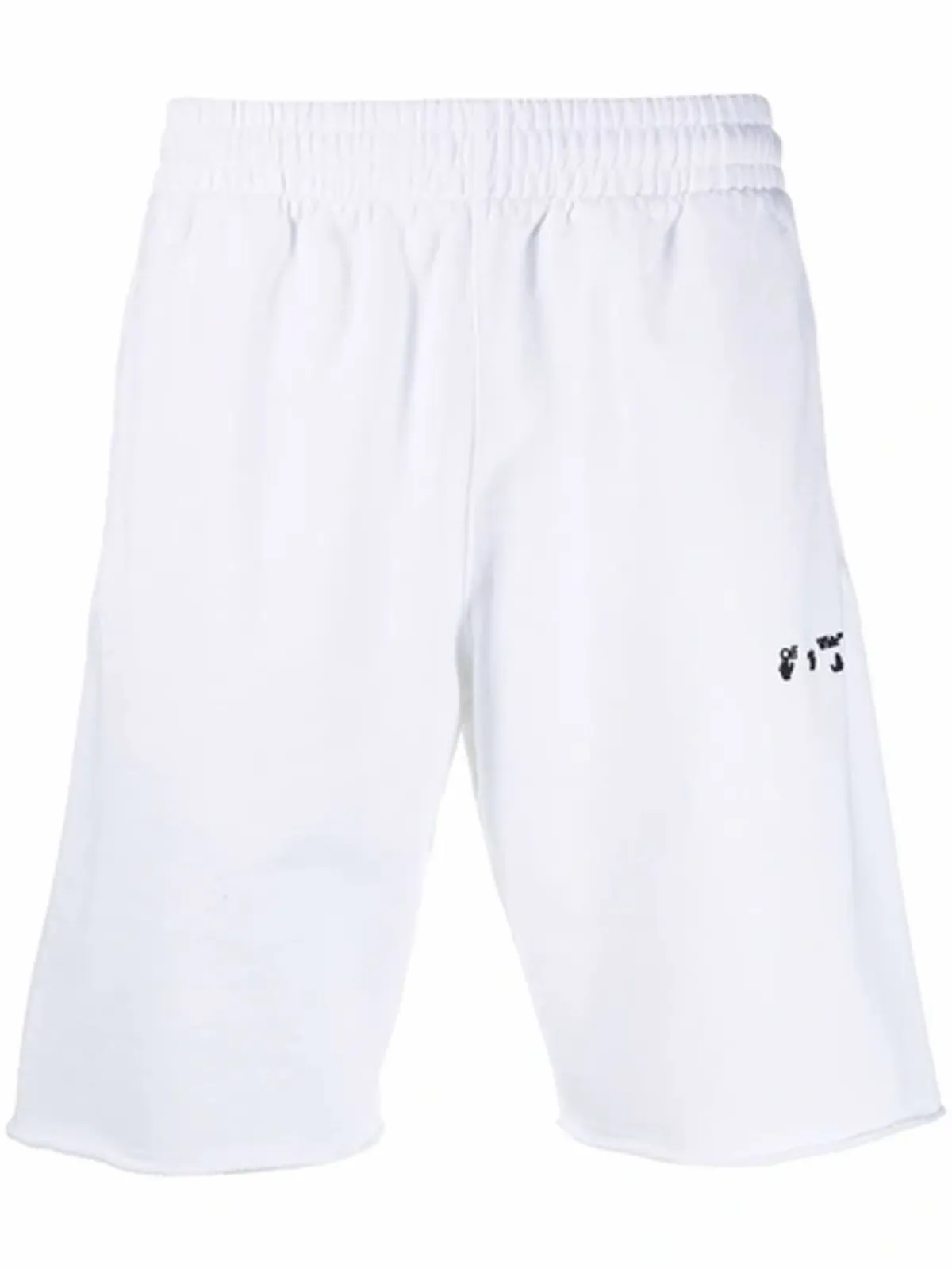 Off-White Arrows Print White Track Shorts
