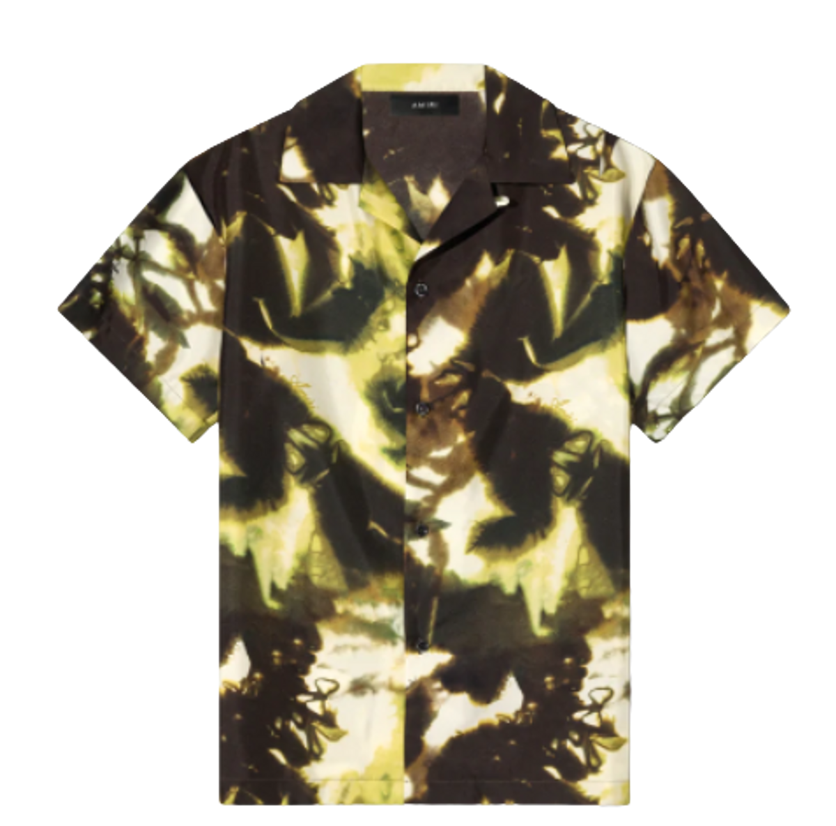 Amiri White All Over Camo Camp Shirt