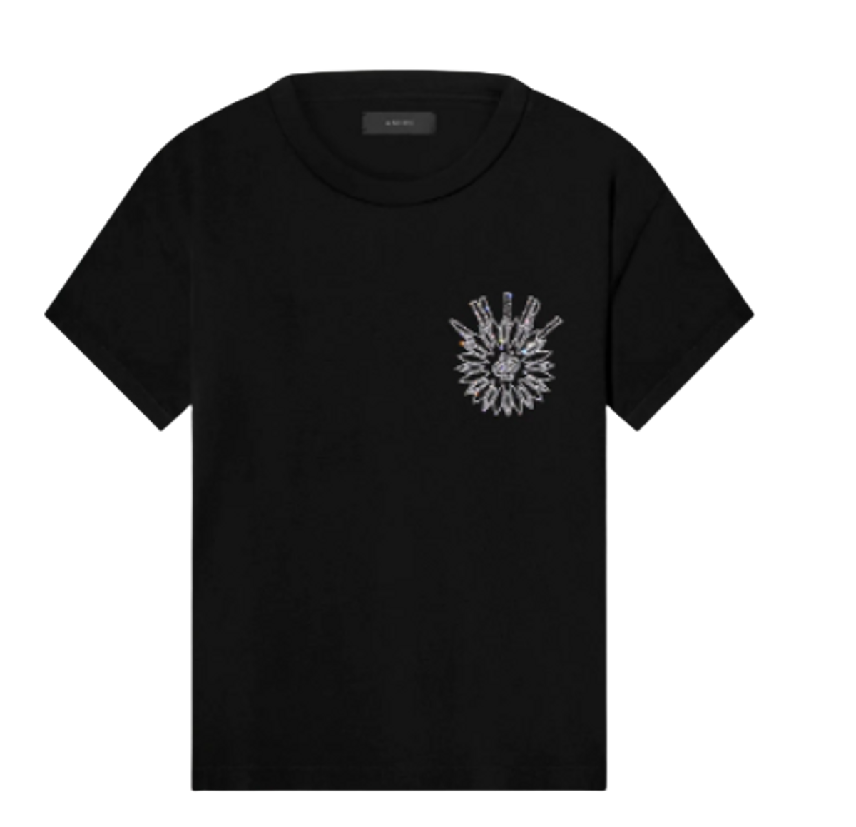 Amiri Black Stick Poke Logo T-Shirt