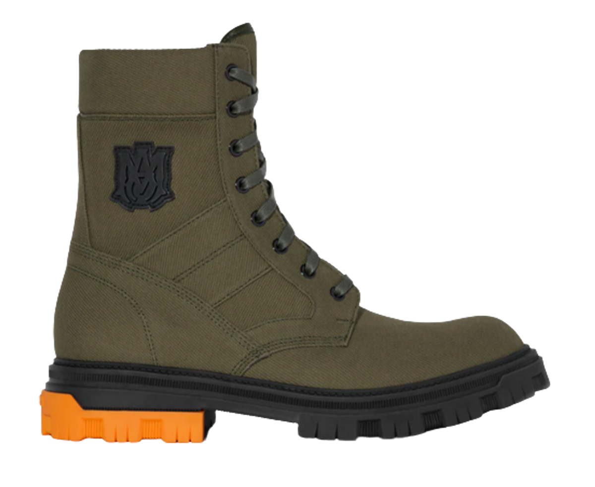 Amiri Military Combat Green Boots WHAT’S ON THE STAR?