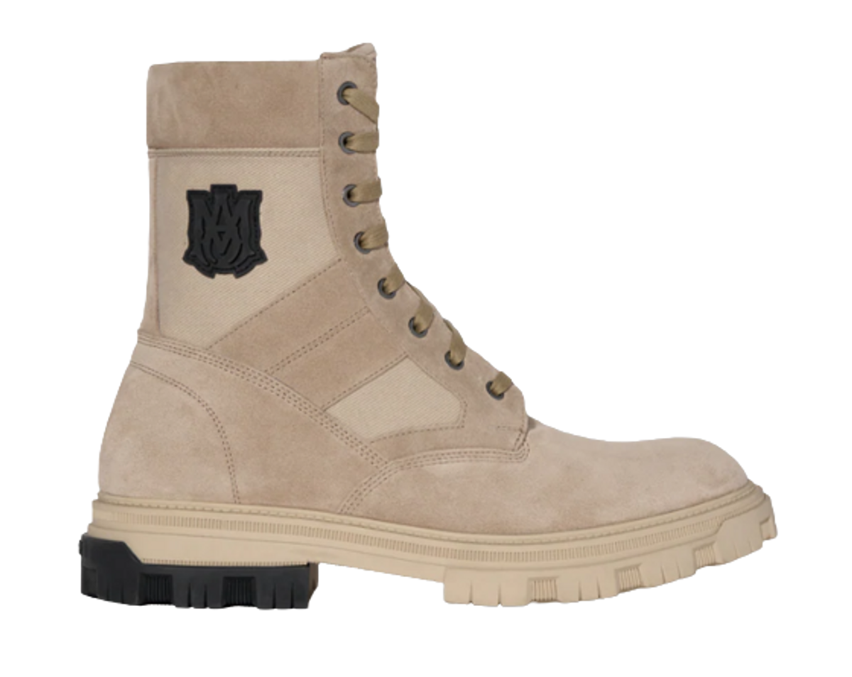 Amiri Military Combat Tan Boots WHAT’S ON THE STAR?