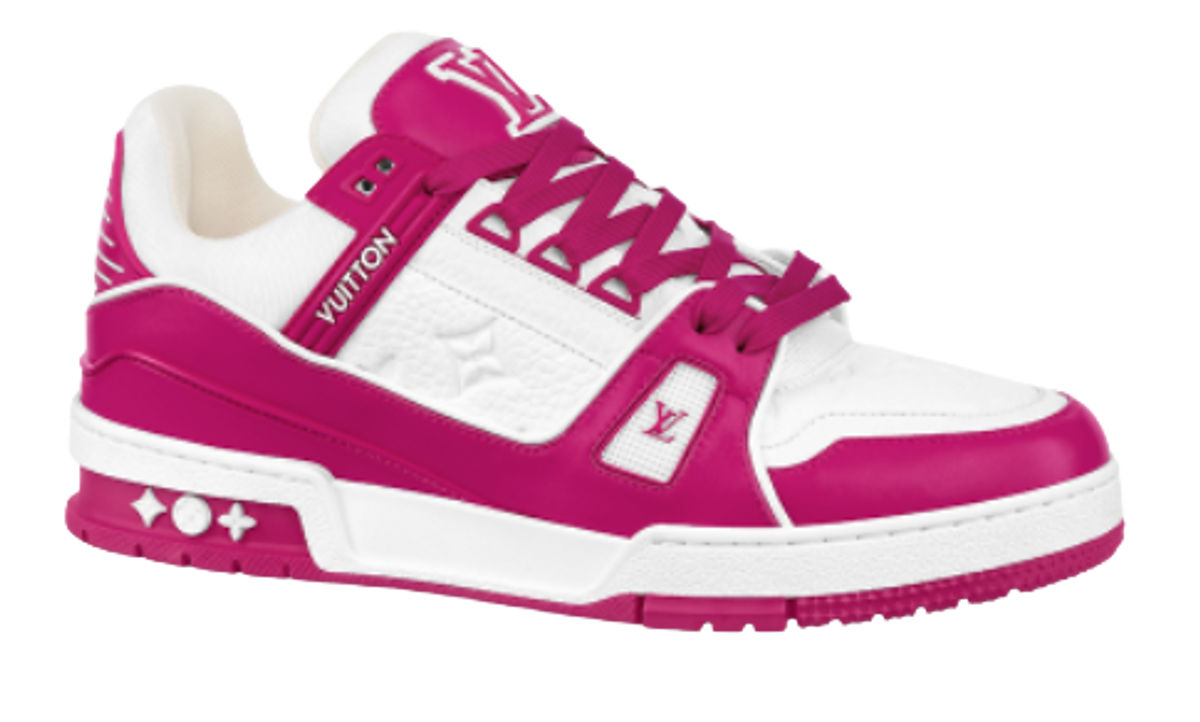 Louis Vuitton Fuchsia Trainer Sneakers