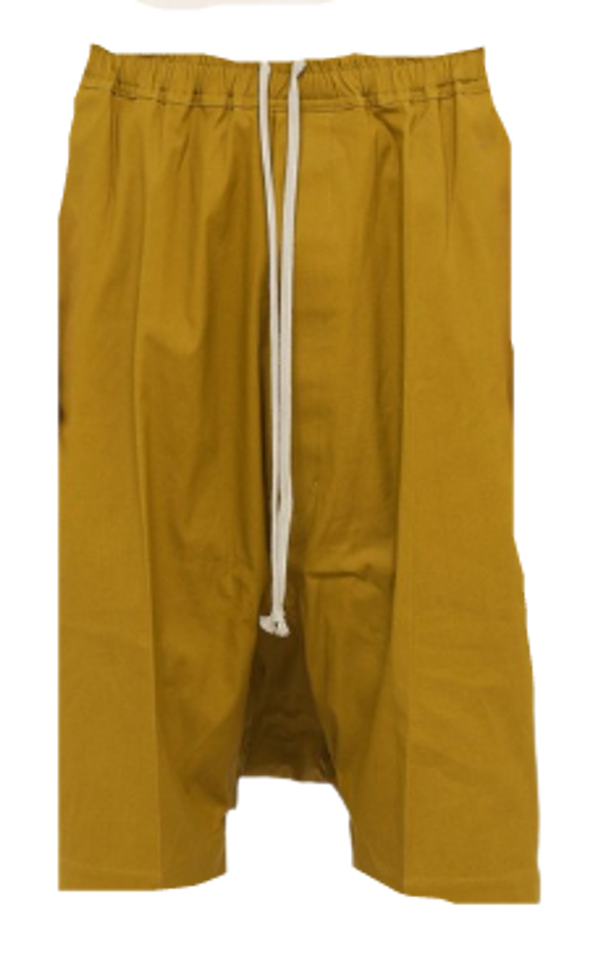 Rick Owens Ochre Cotton Blend Shorts