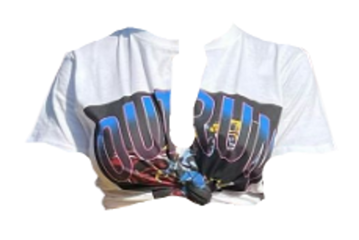 Pretty Little Thing White Outrun T-Shirt