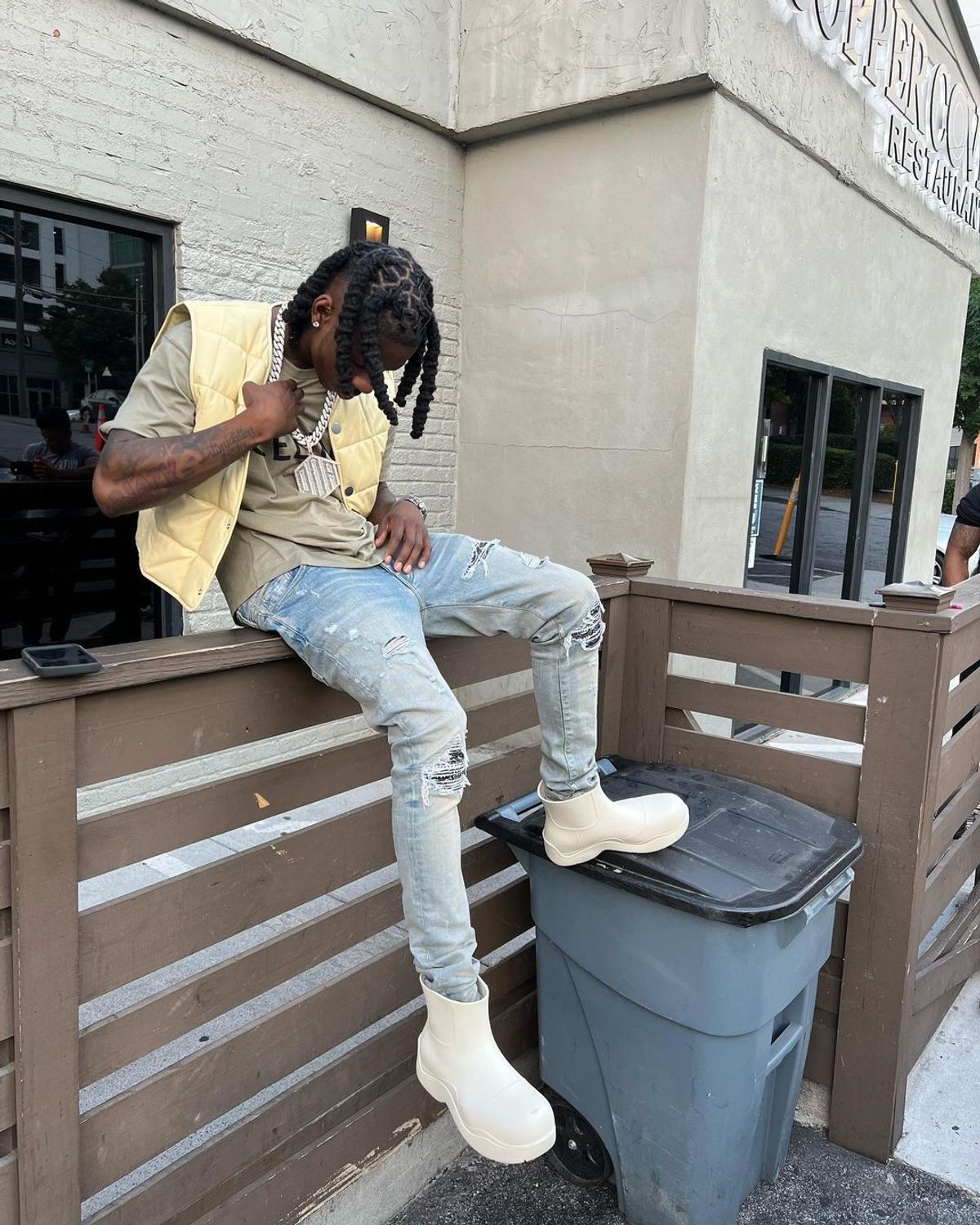 polo g custom air forces