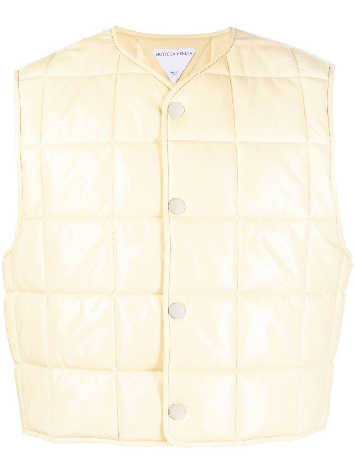 Bottega Veneta Natural Padded Gilet Vest