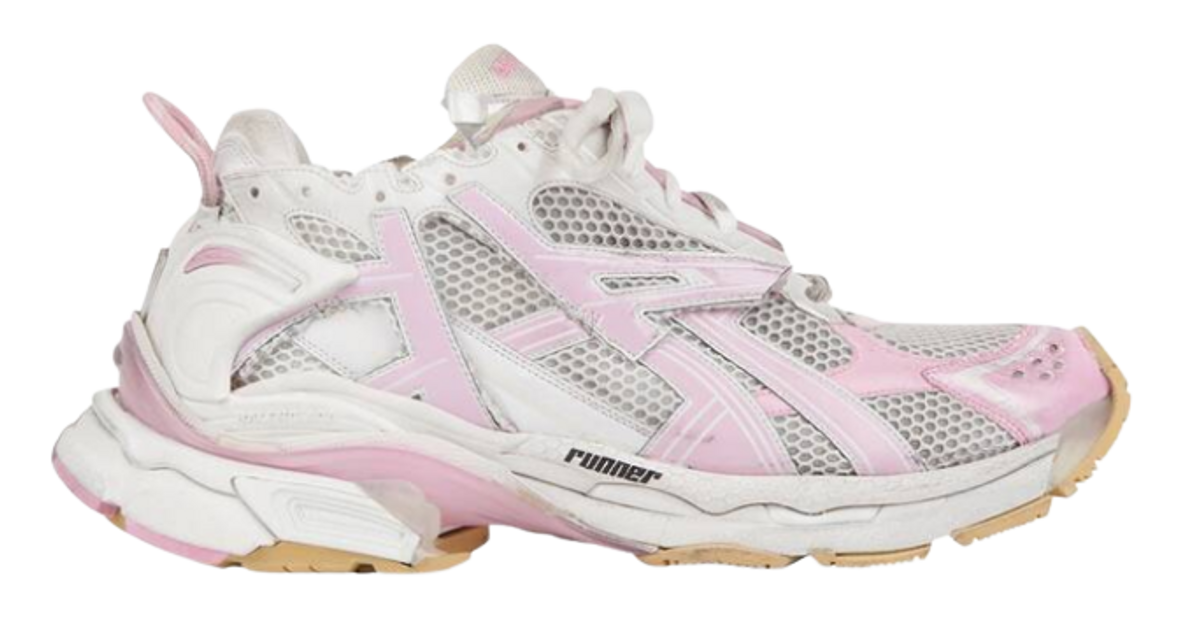 Balenciaga Runner White Pink Sneakers