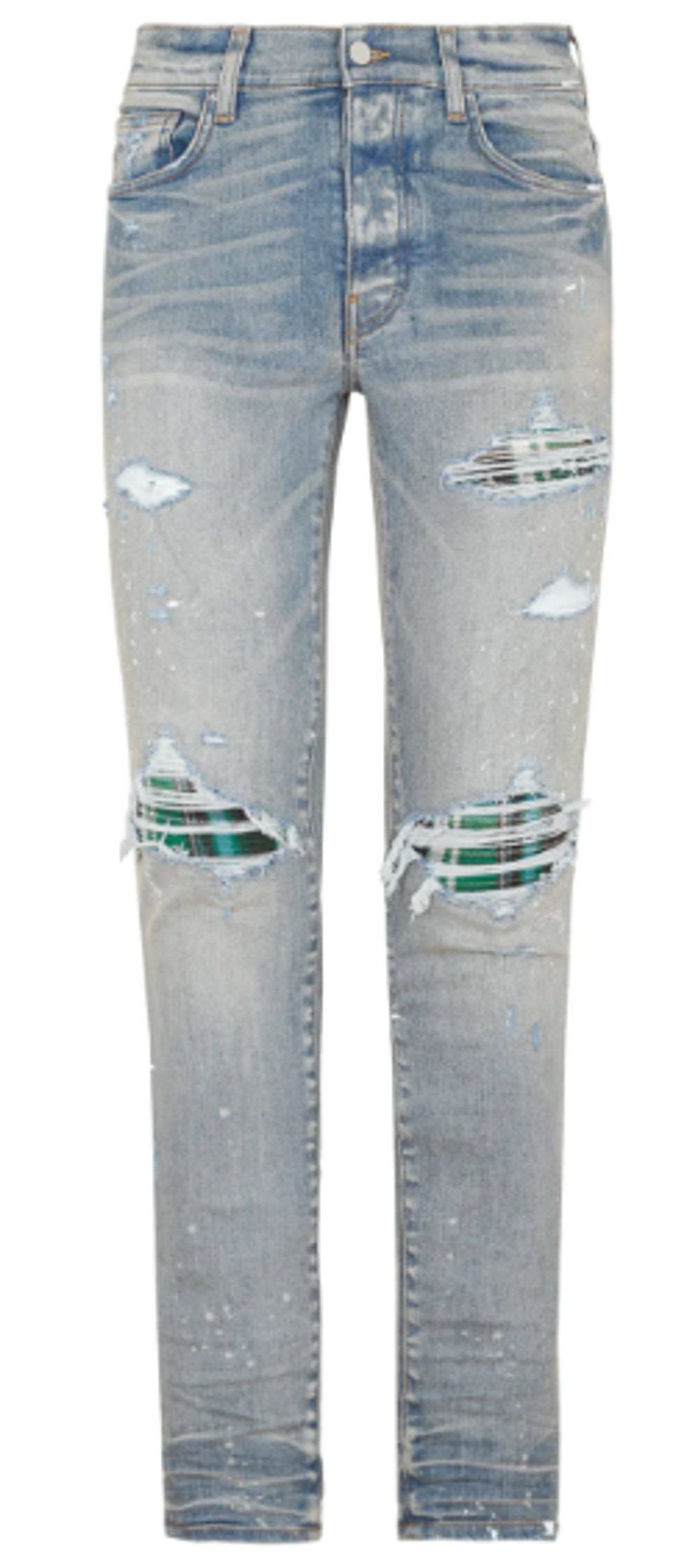 Amiri Faded-Effect Ripped Slim Fit Jeans