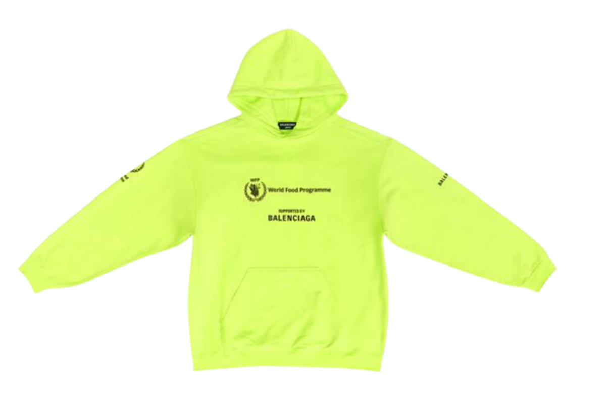 Balenciaga Yellow Neon Hoodie