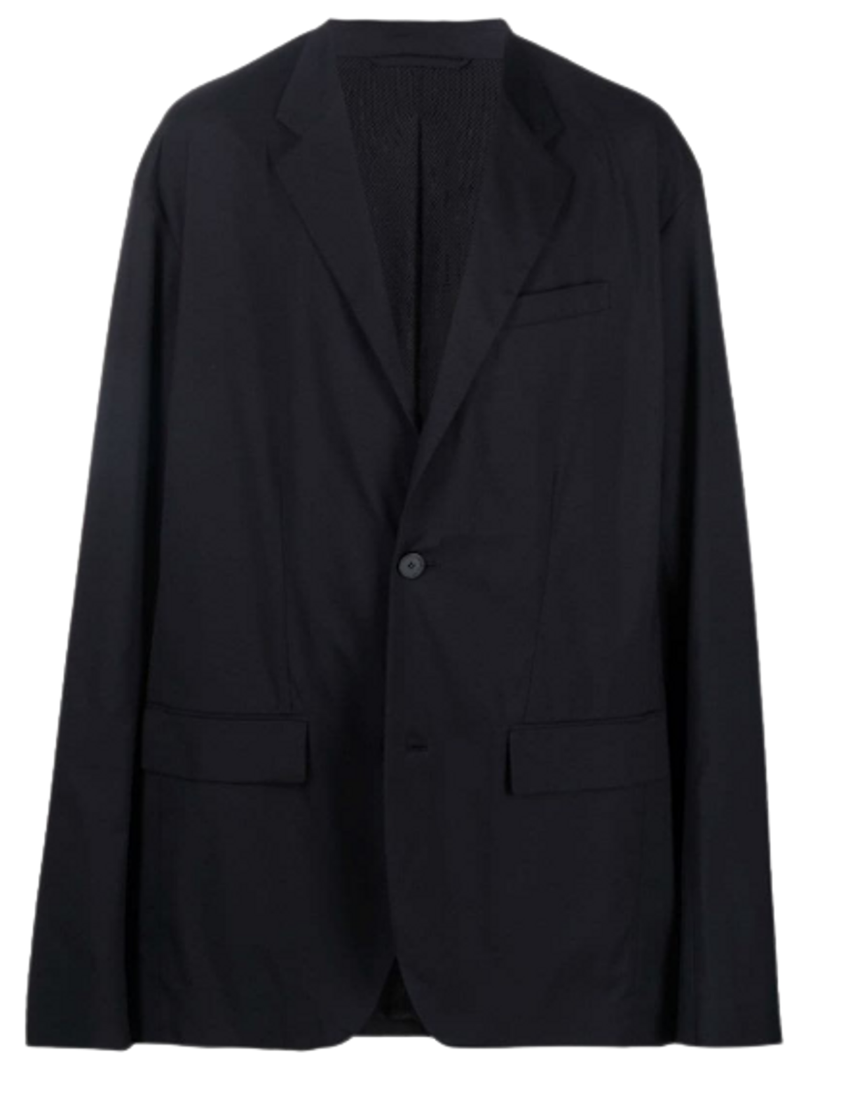 Balenciaga Oversized Single Black Blazer