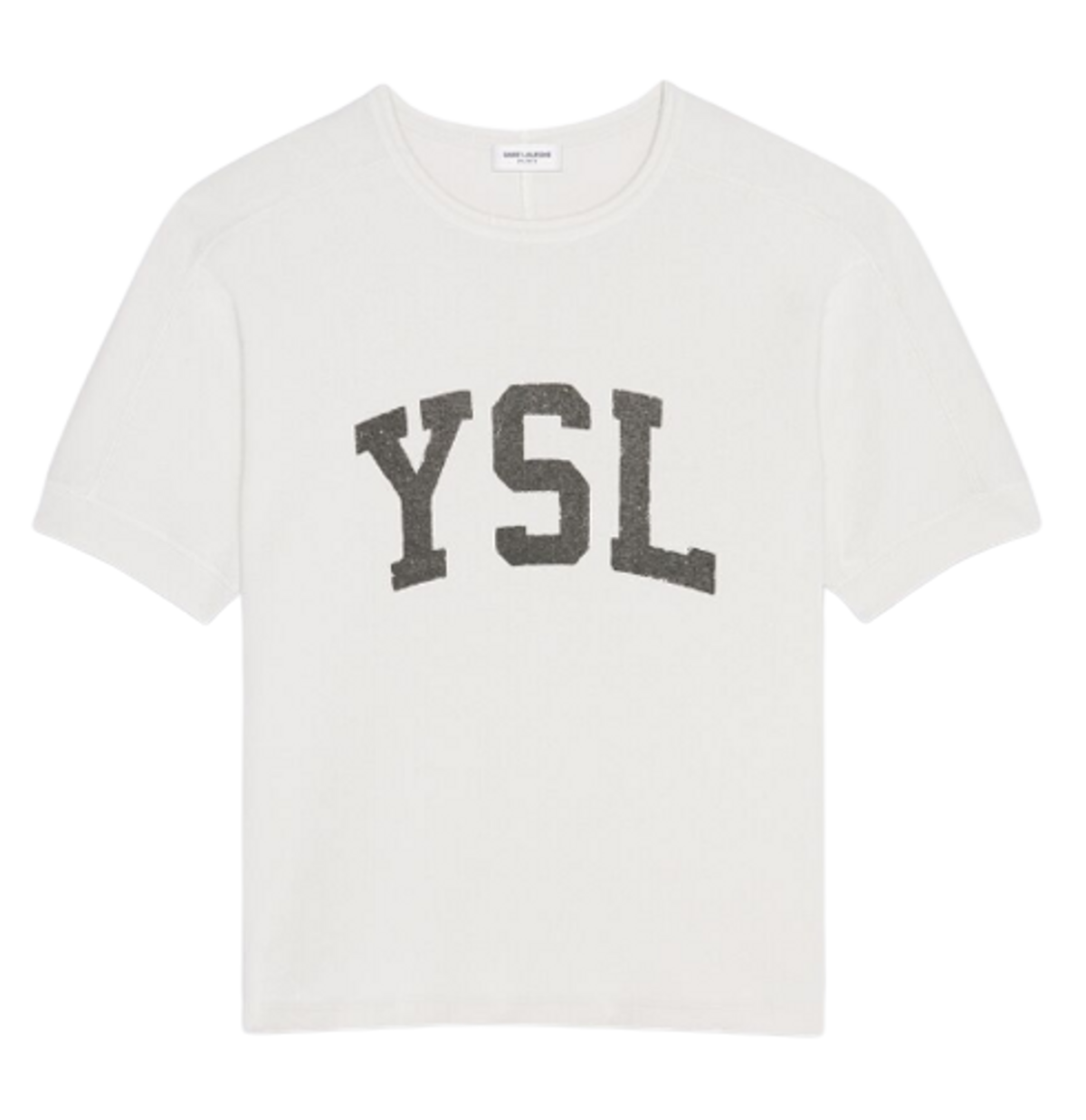 Saint Laurent White Logo T-Shirt