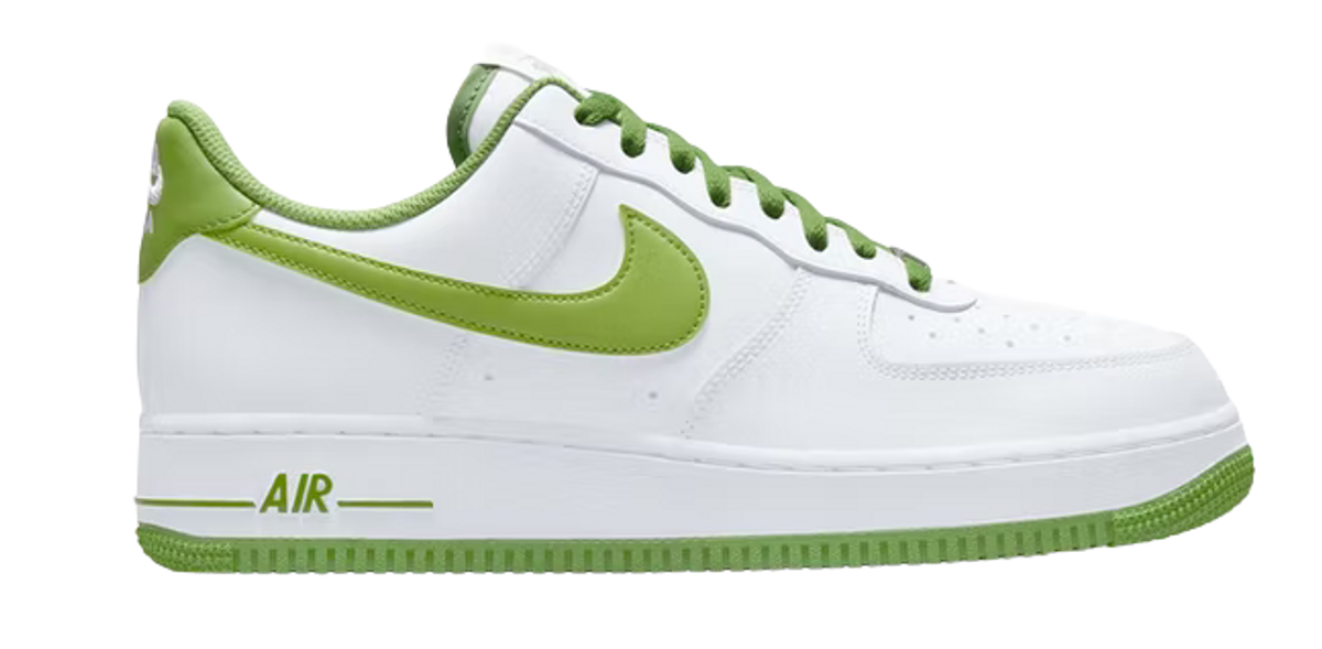 Nike Air Force 107 Low White Chlorophyll Sneakers