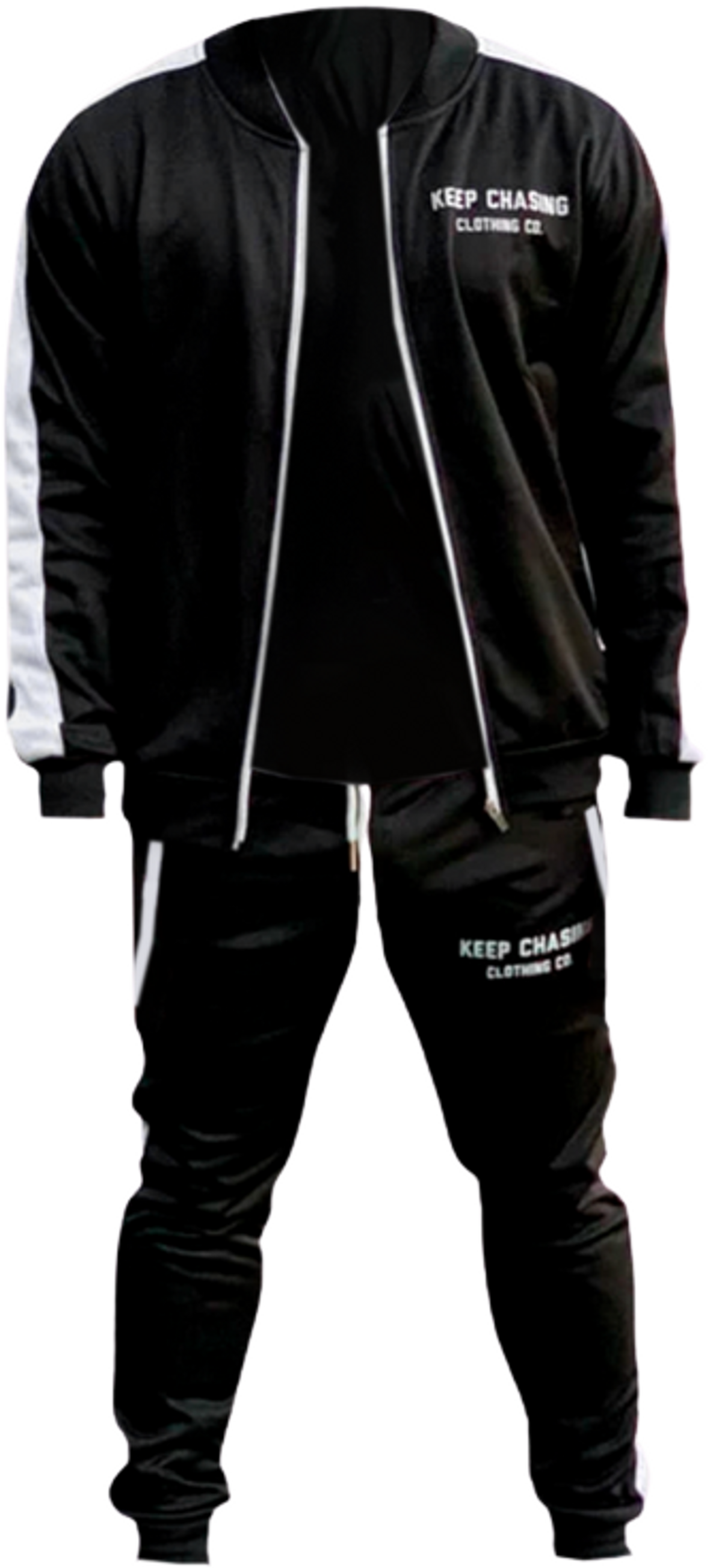 Keep Chasing Clothing Co Mitch Black Tracksuit
