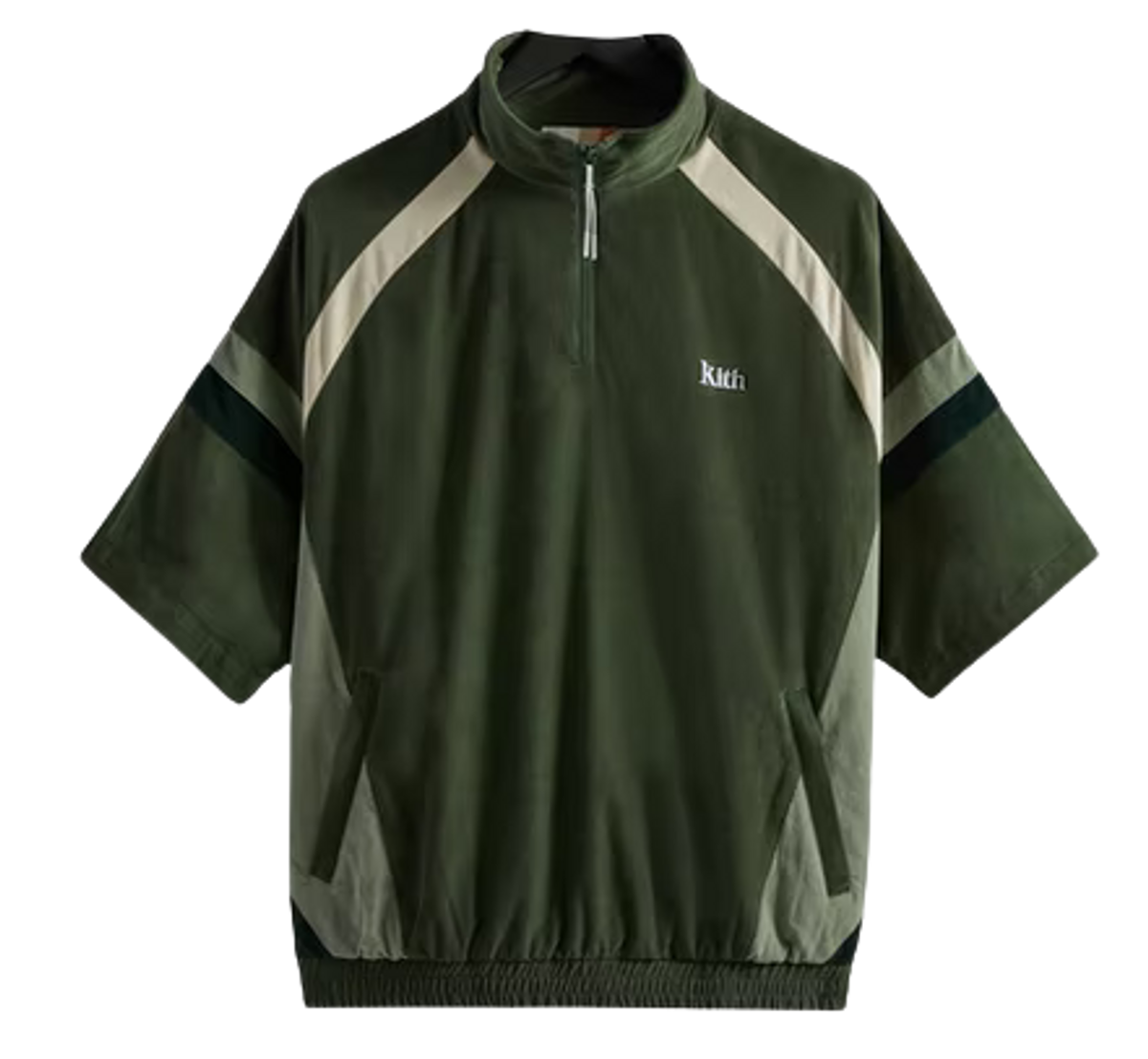 Kith Mixed Micro Cord Linden Retro Quarter Zip Court | WHAT'S ON