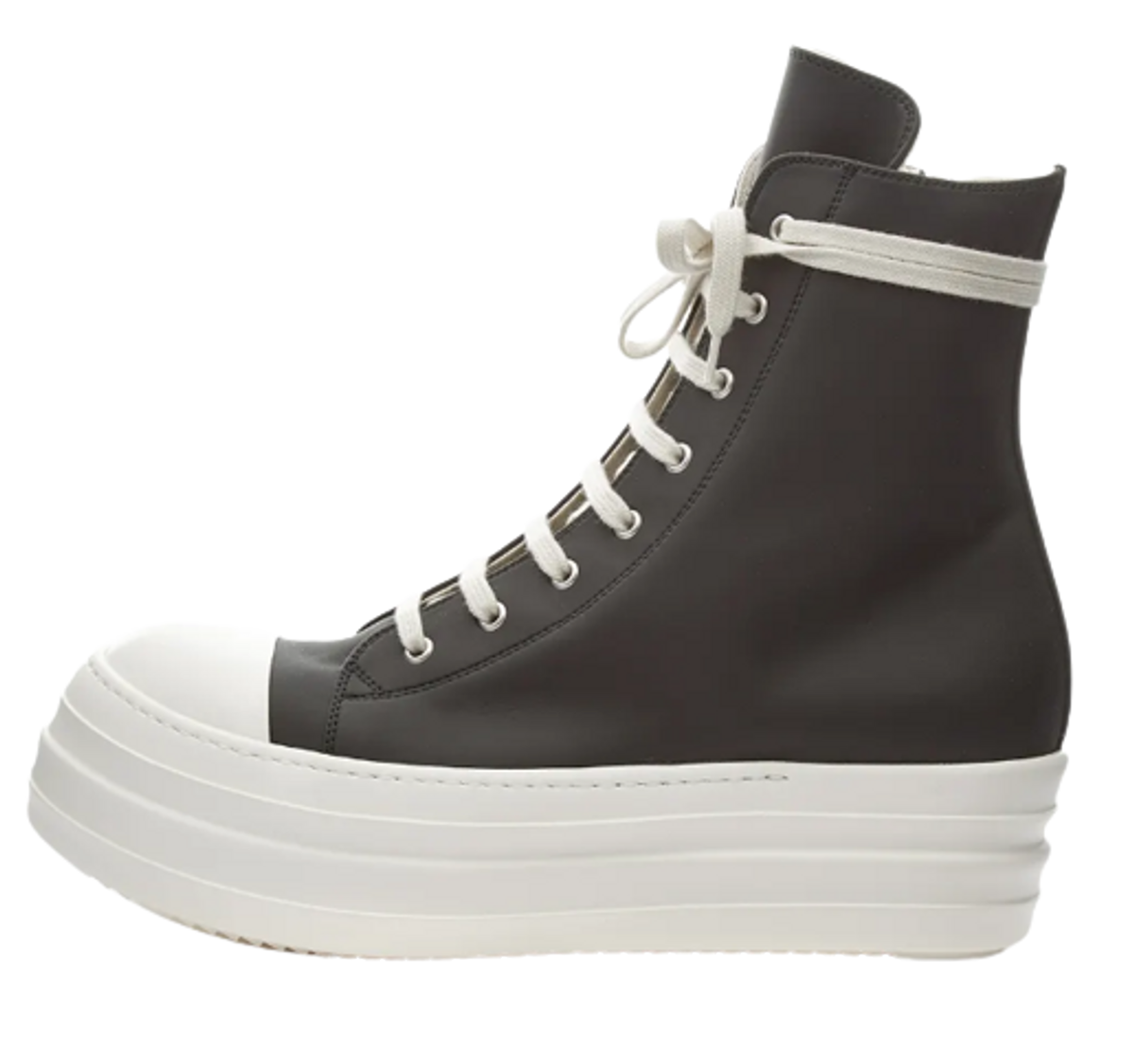 Rick Owens Drkshdw Rubber Double Bumber Hi Sneakers