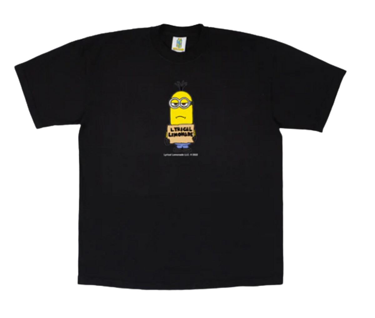 Lyrical Lemonade × Minions Black Logo T-Shirt