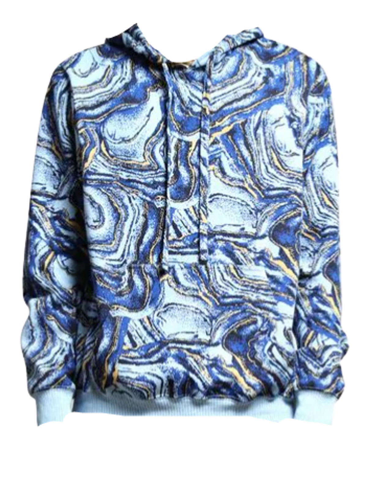 Twenty Azurite Crystal Hyper Reality Knit Hoodie