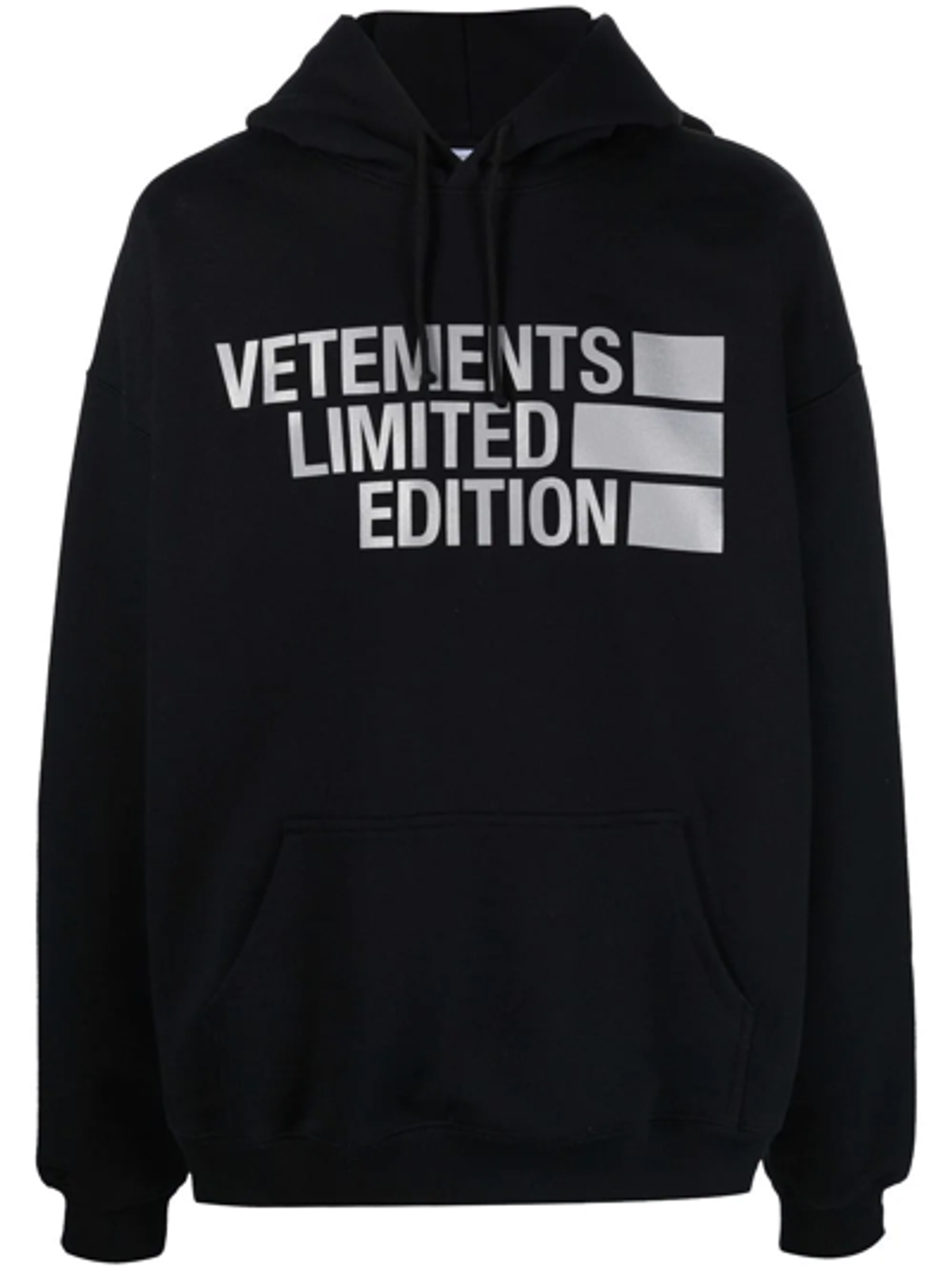 Vetements Limited Edition Logo-printed Hoodie In Black
