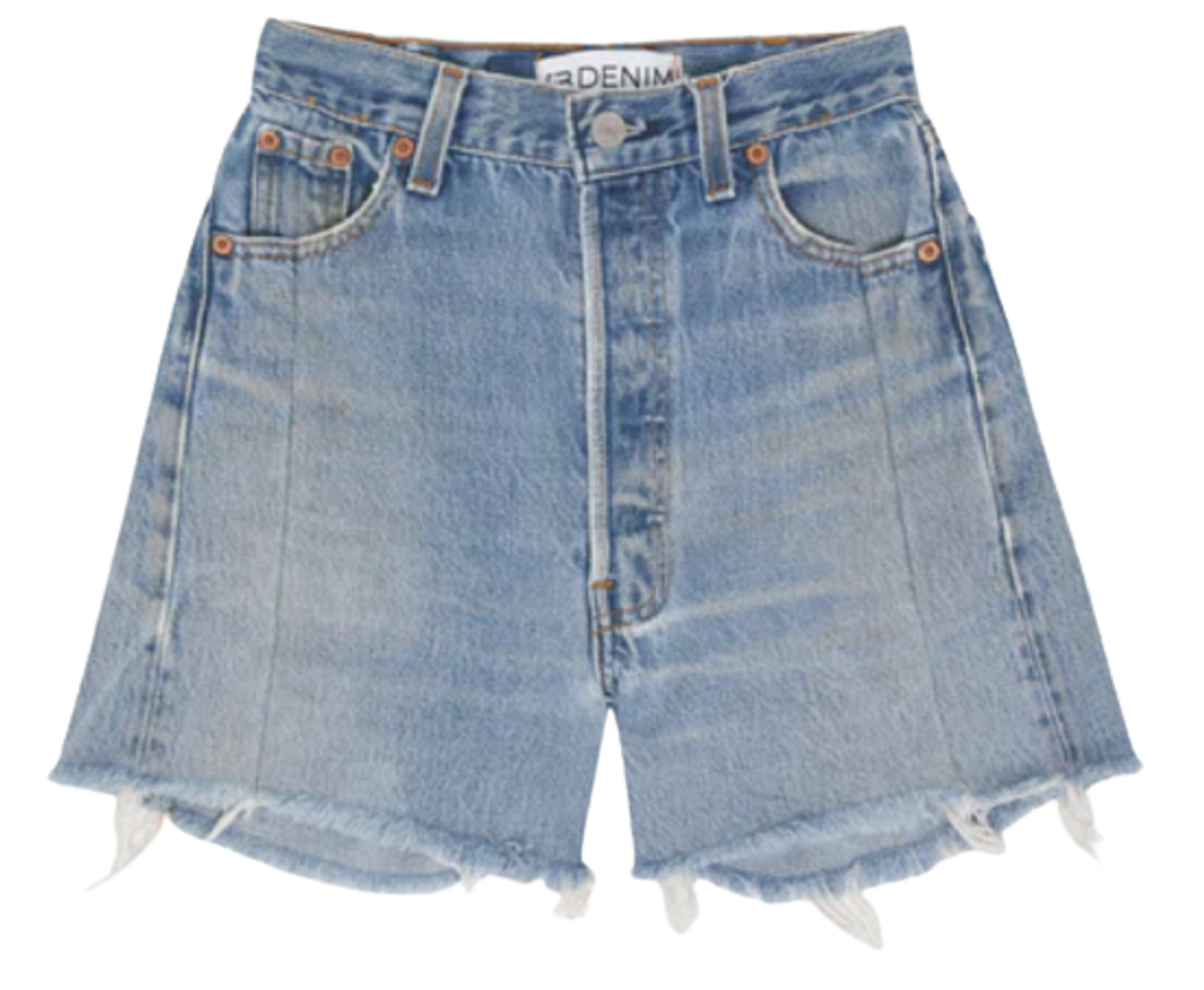 EB Denim Vintage Unraveled Shorts