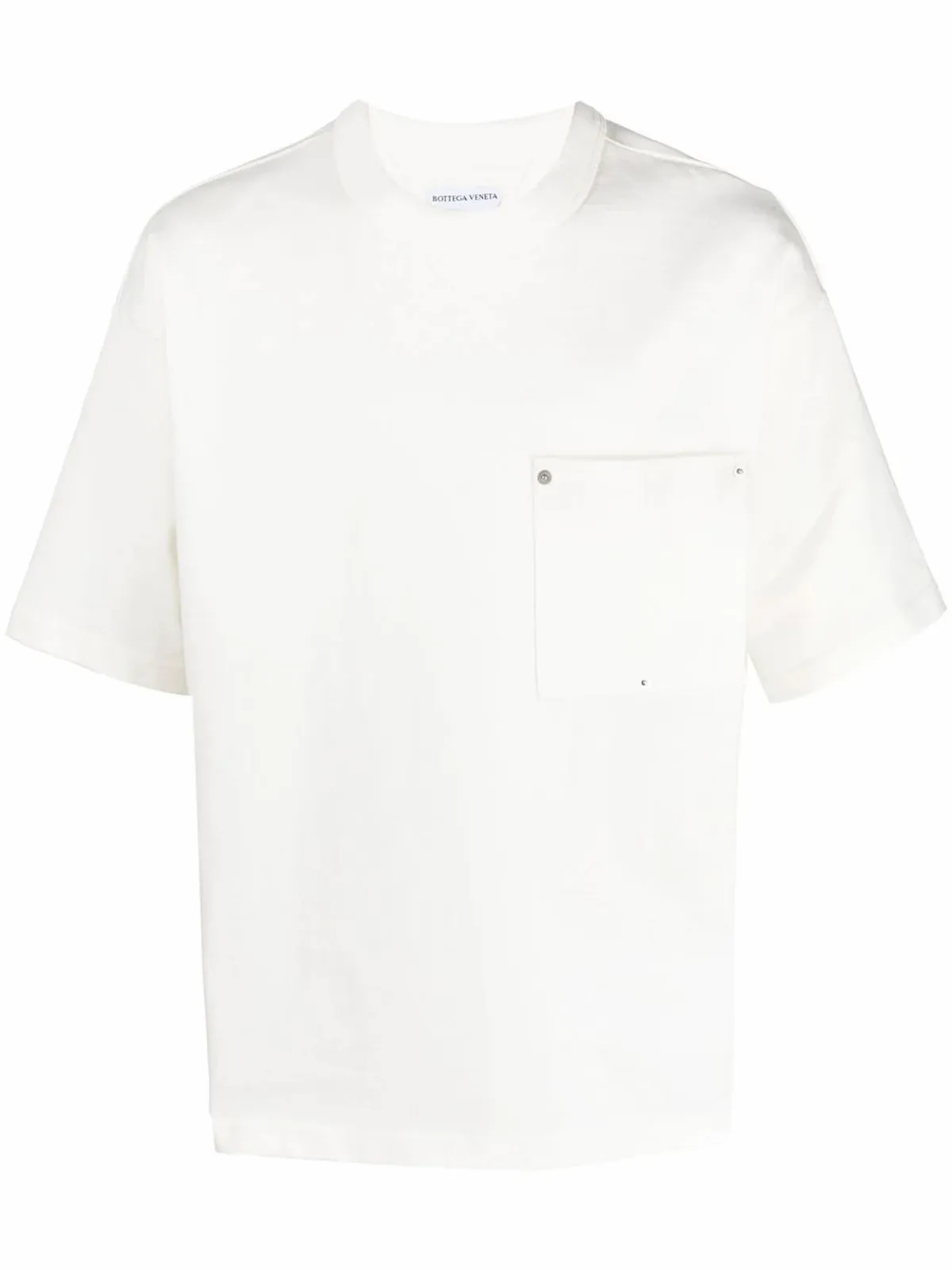 Bottega Veneta Chalk Oversized Crewneck White T-Shirt