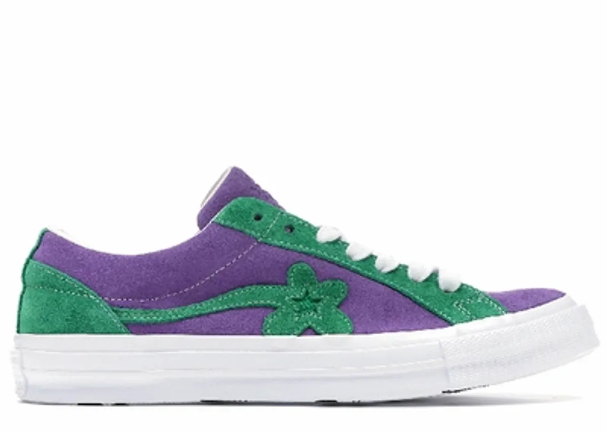Converse × Golf Wang One Star Ox Tyler The Creator Golf Le Fleur Purple Green In Purple