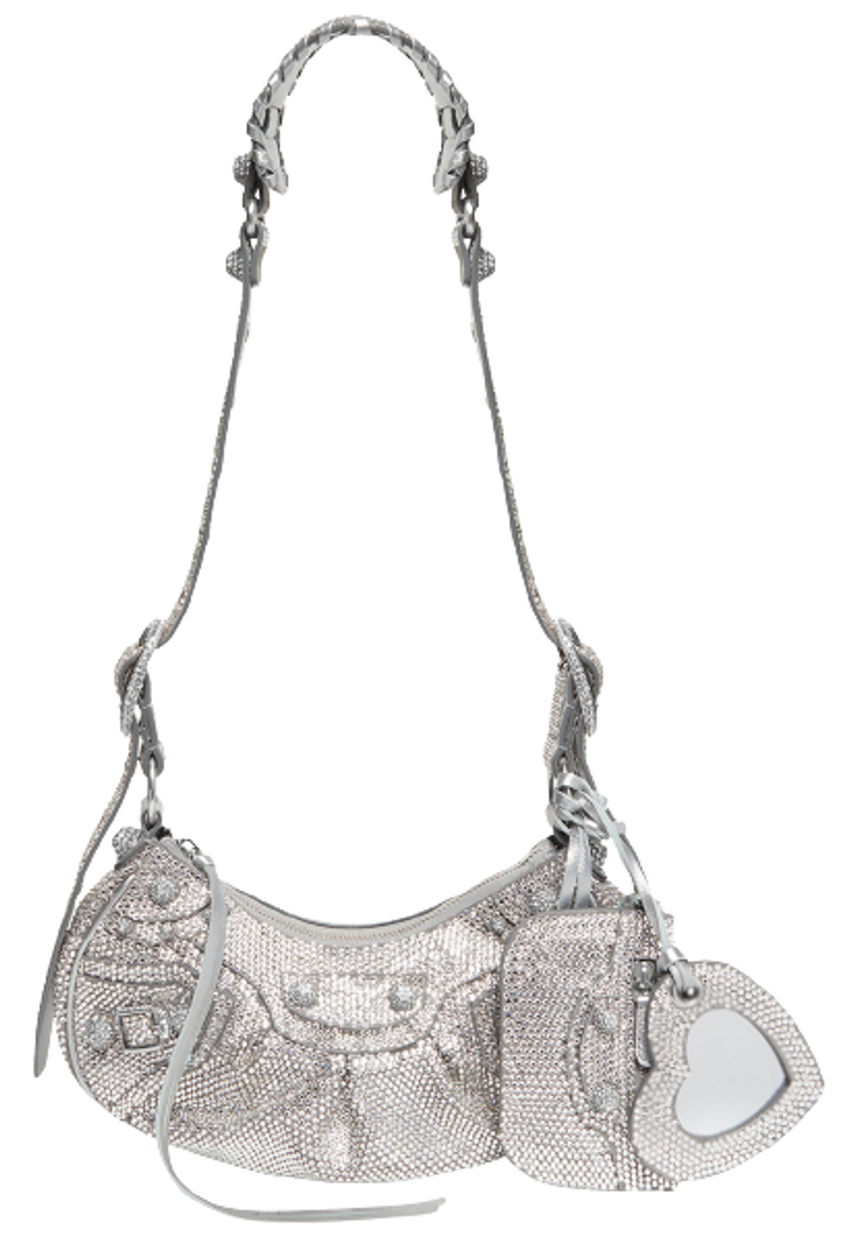 Balenciaga Le Cagole Xs Rhinestones Shoulder Bag