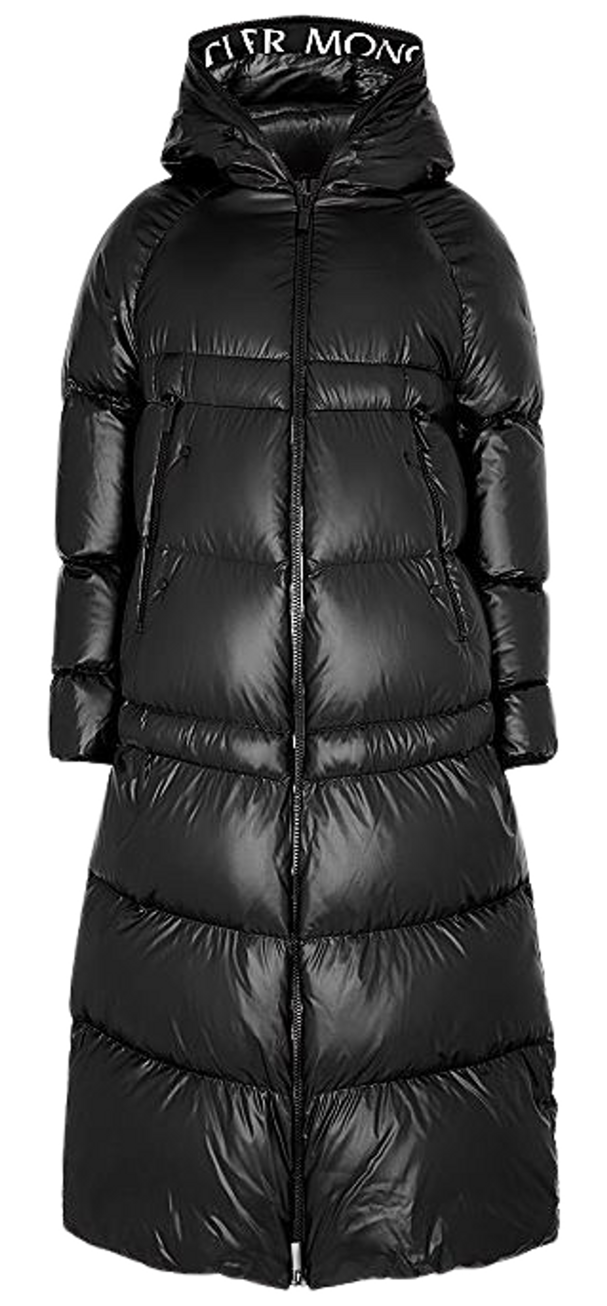 Moncler Chanon Hooded Quilted Down Coat
