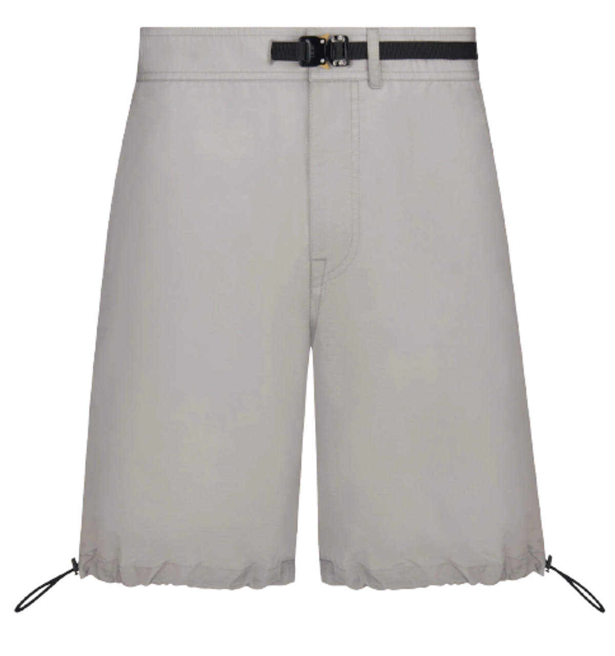 Dior CD 1947 Gray Technical Cotton Ripstop Bermuda Shorts