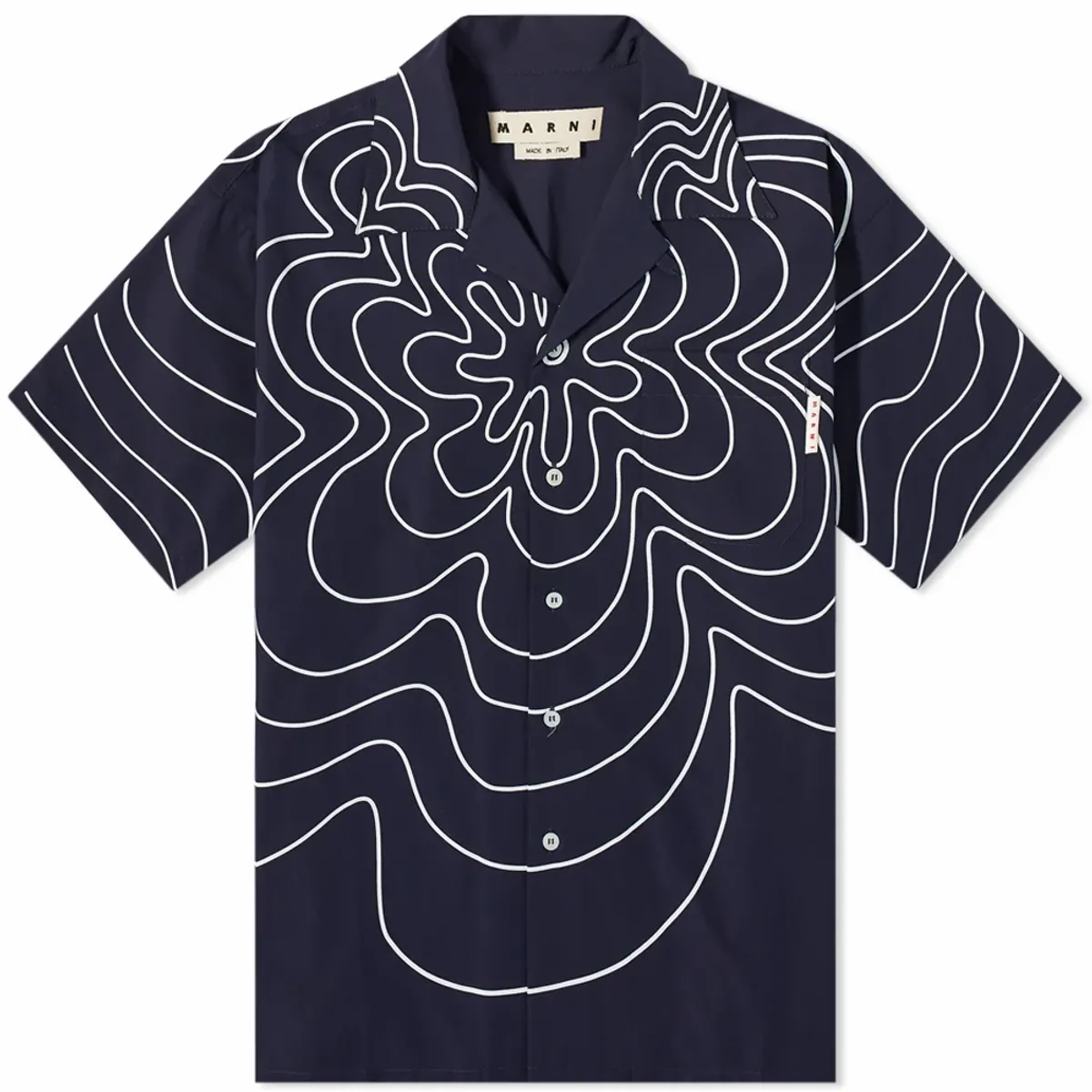 Marni Flower Stitch Vacation Shirt