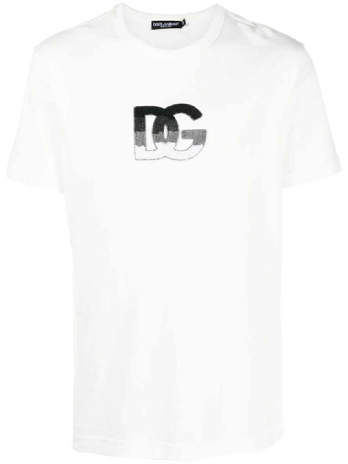 Dolce & Gabbana Logo Patch White T-Shirt