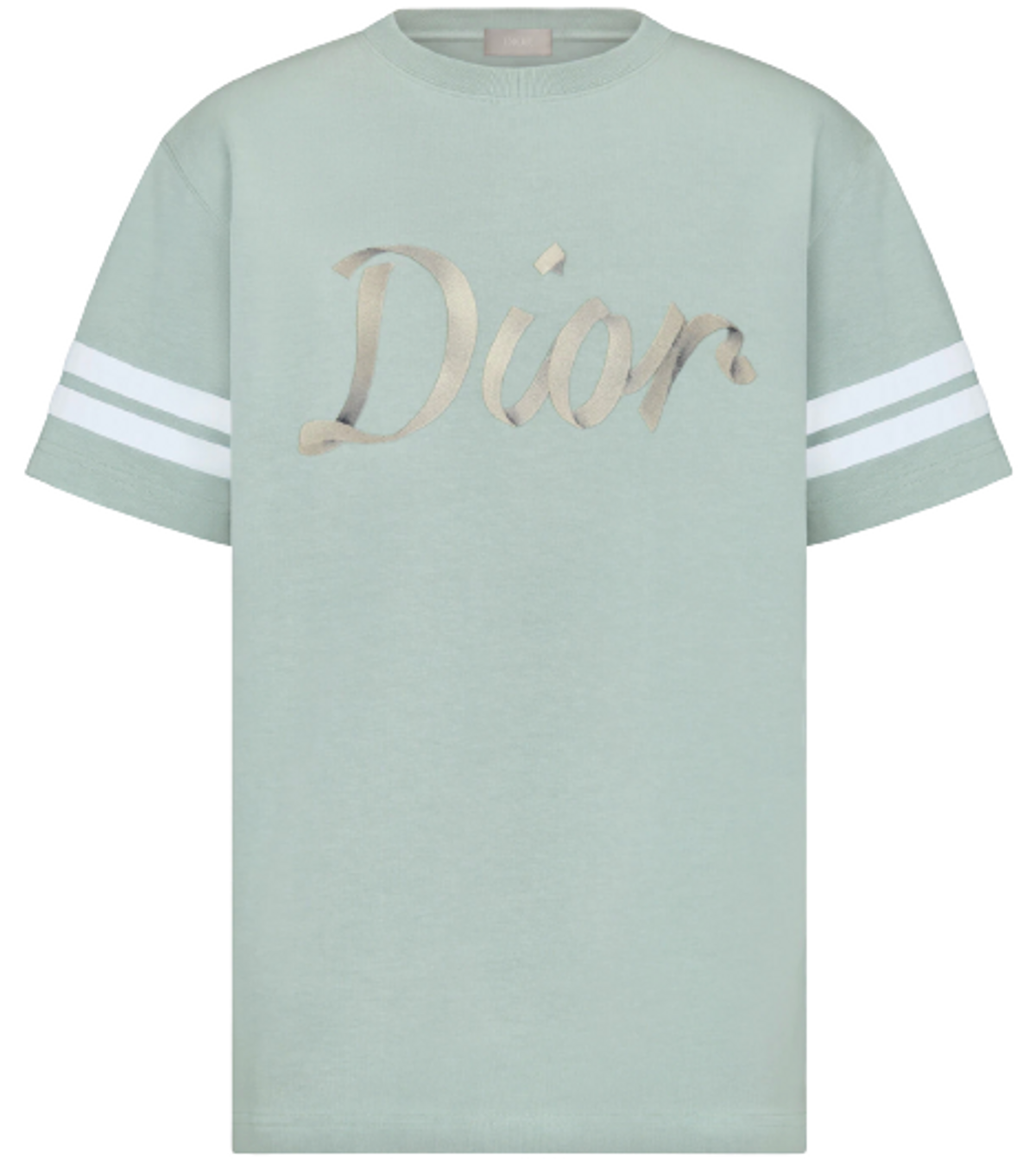 Dior Light Green Organic Cotton Compact Jersey T-Shirt