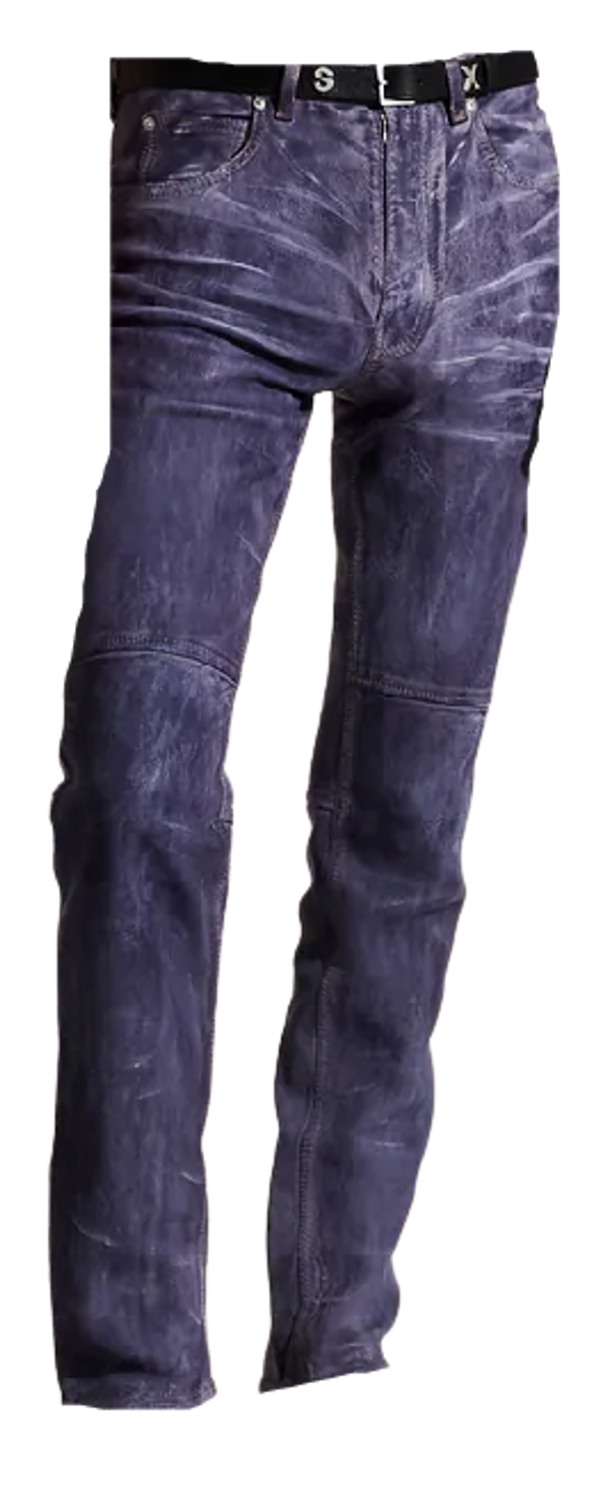 Martine Rose Denim Look Straight Leg Trousers