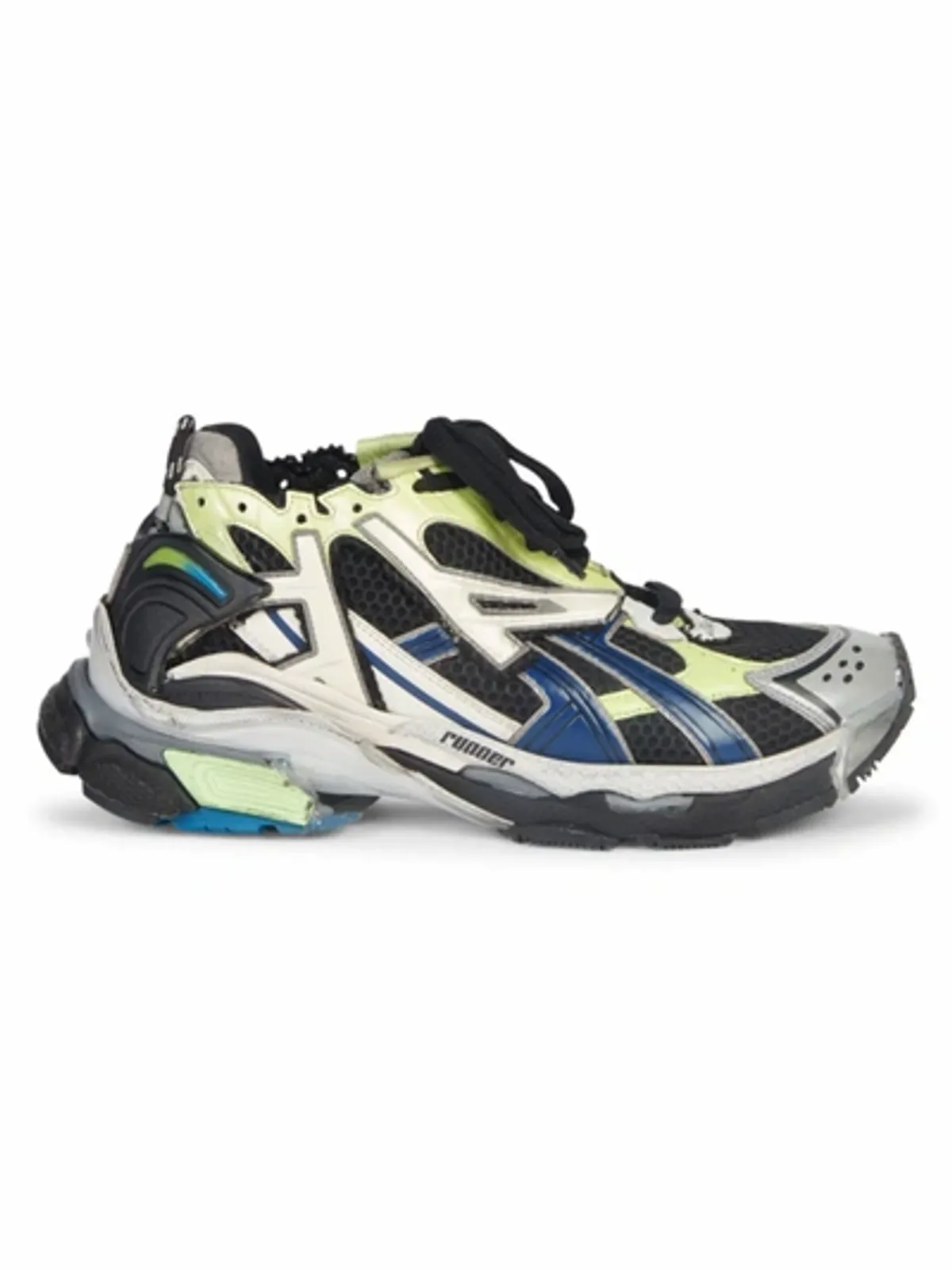 Balenciaga Runner Low-top Sneakers In Green