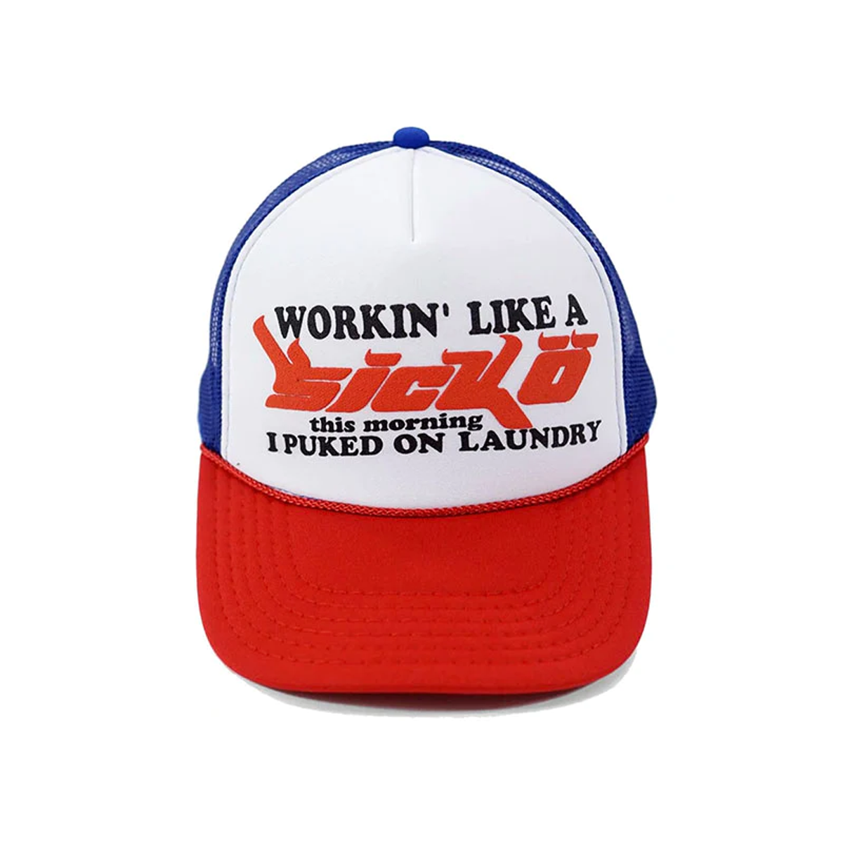 Sicko Born From Pain Laundry Trucker Cap