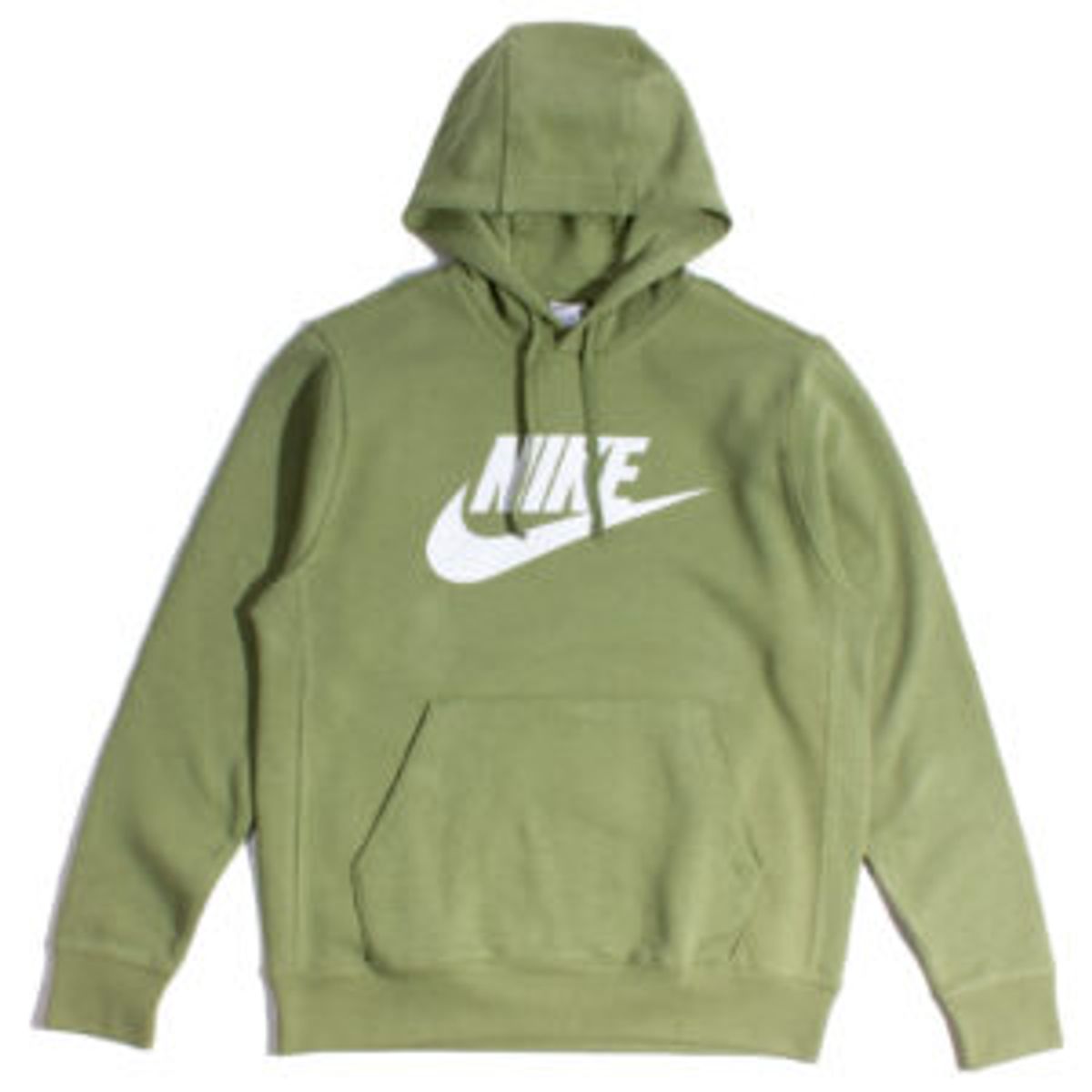 Nike Sportswear Essential Fleece Pullover Hoodie In Olive