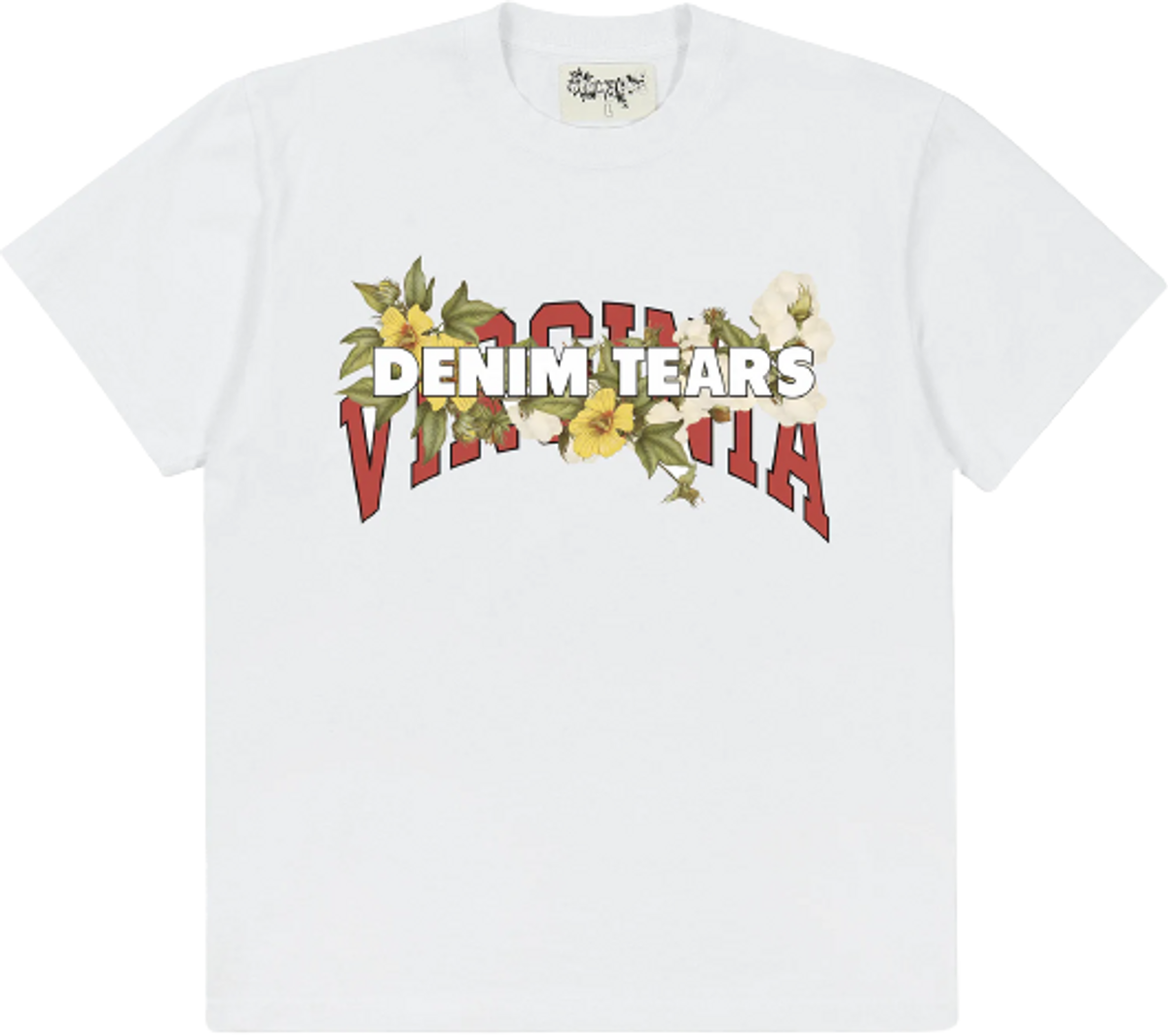 Denim Tears Virginia 1619 White TShirt WHAT’S ON THE STAR?