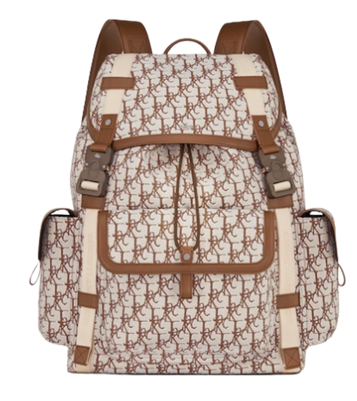 Dior × Travis Scott Merch Coffee Jacquard Backpack