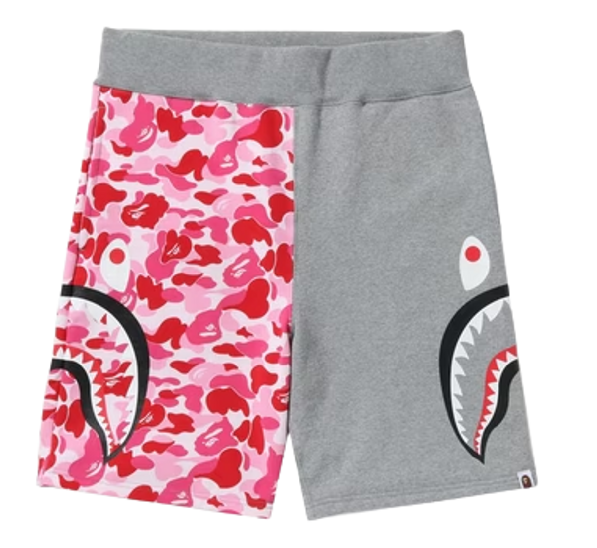 Bape ABC Camo Side Shark Sweat Shorts