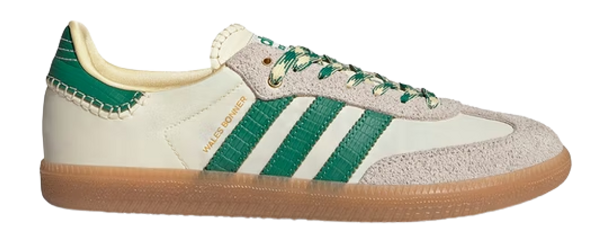 Adidas × Wales Bonner Samba Cream Green Sneakers