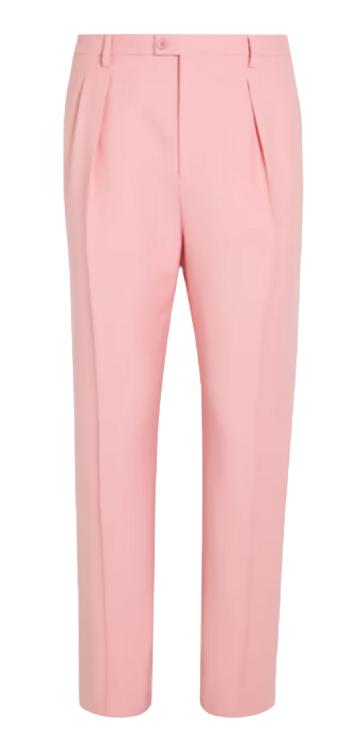 Saint Laurent Cropped Tapered Pleated Wool Mohair Blend Trousers