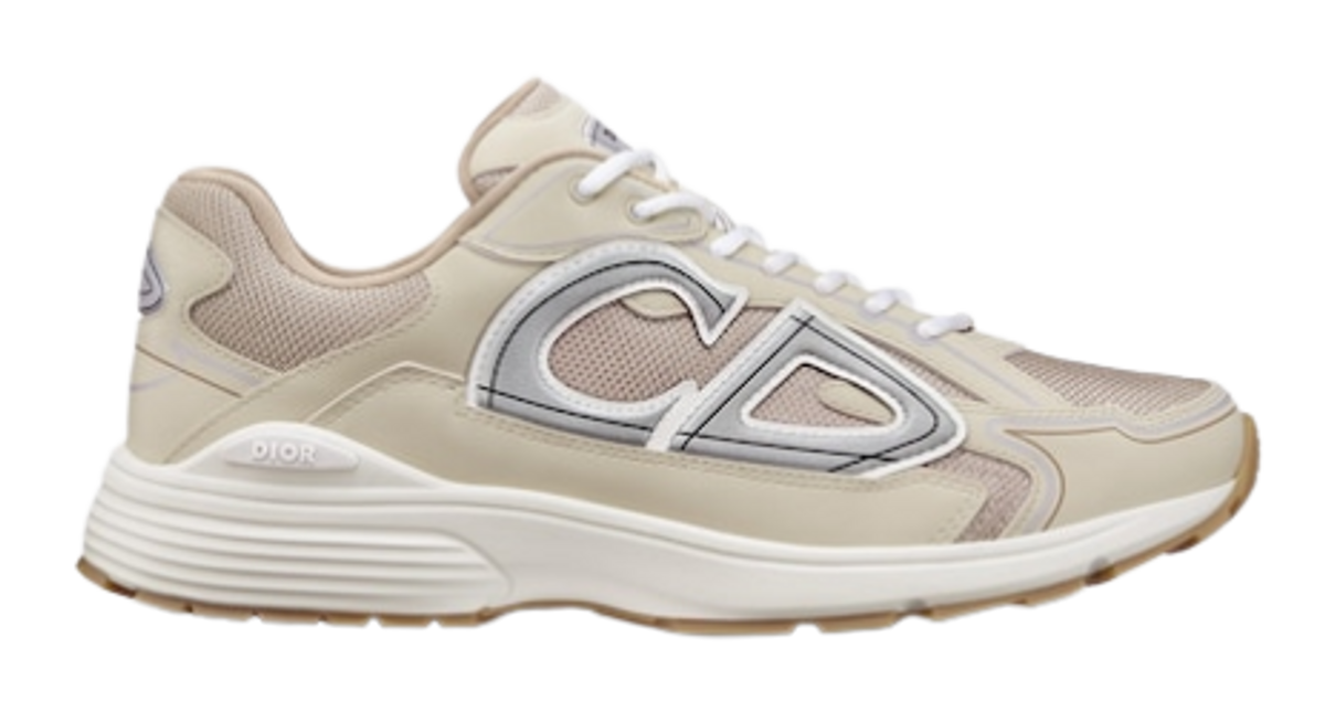 Dior B30 Cream Mesh Technical Fabric Sneakers