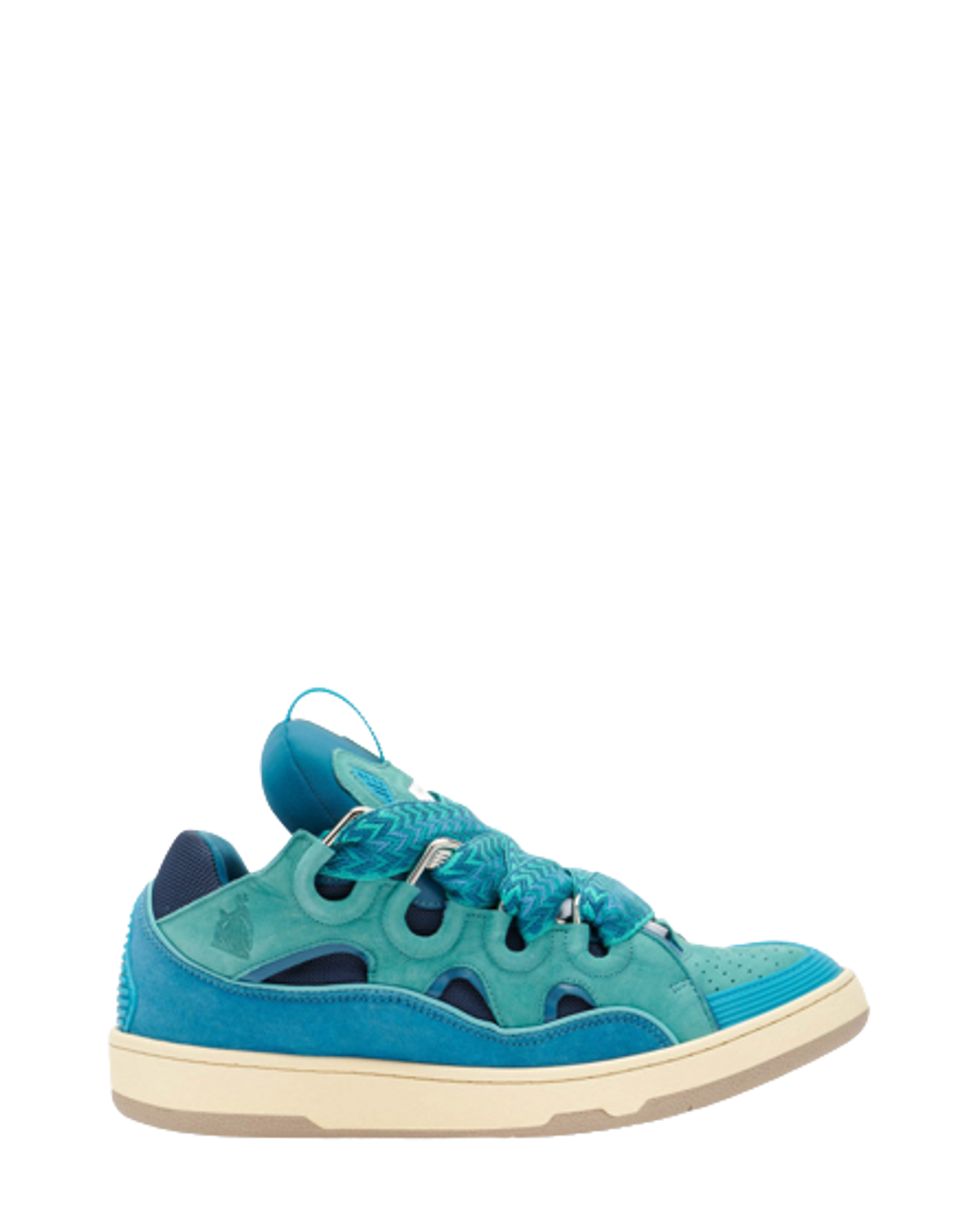 Lanvin Leather Curb Sneakers