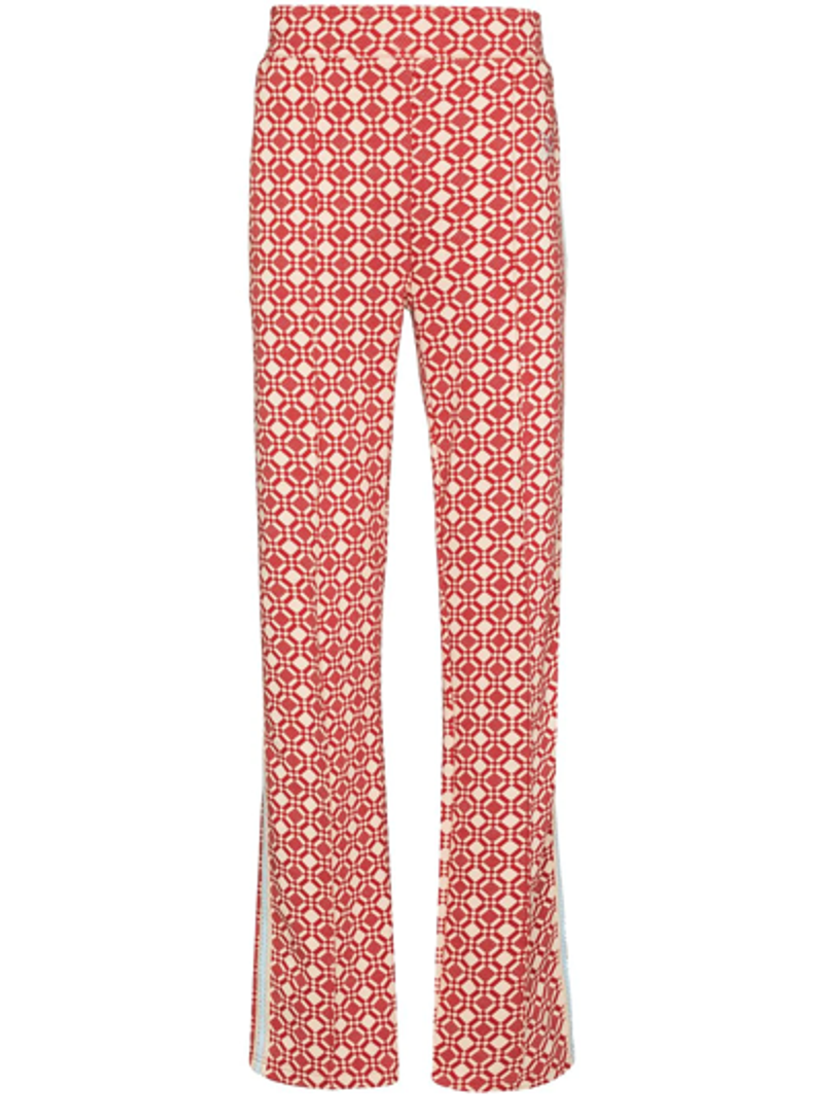 Wales Bonner Power Straight Leg Crochet Trimmed Organic Cotton Jaccquard Track Pants