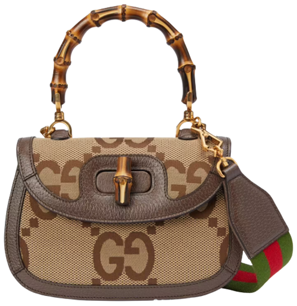 Gucci Bamboo 1947 Jumbo Small Top Handle Bag WHAT’S ON THE STAR?