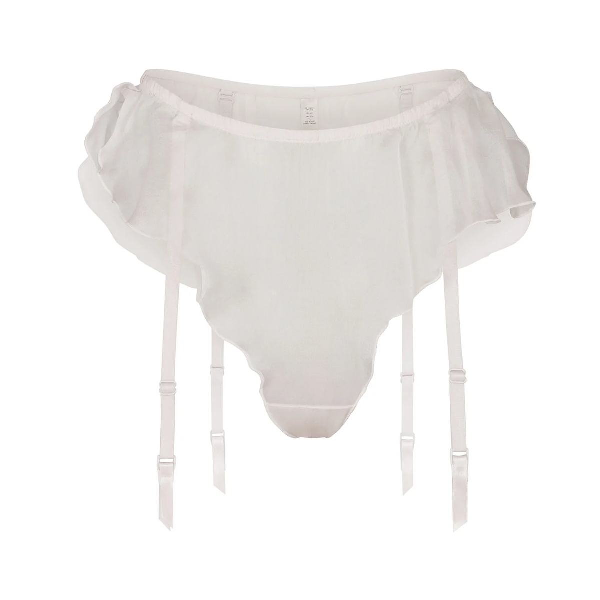 Skims Dove Romance Chiffon Garter Bikini